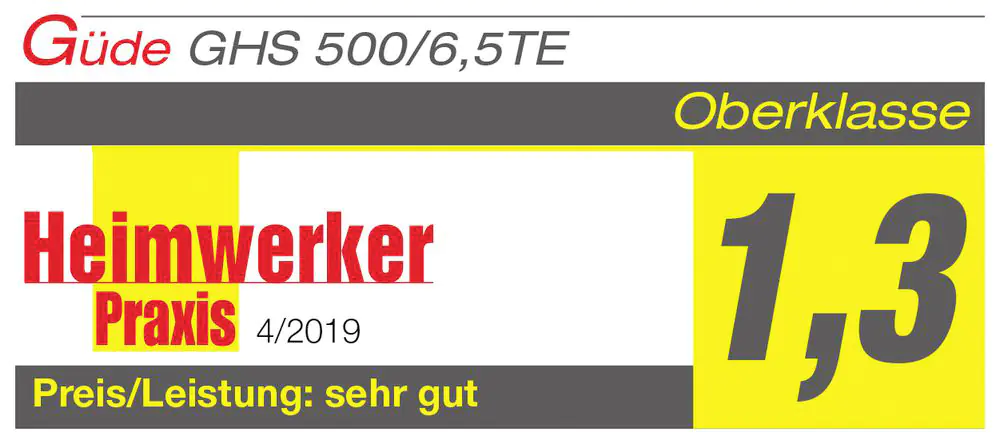 Güde Holzspalter GHS 500/6,5TE 6,5 t