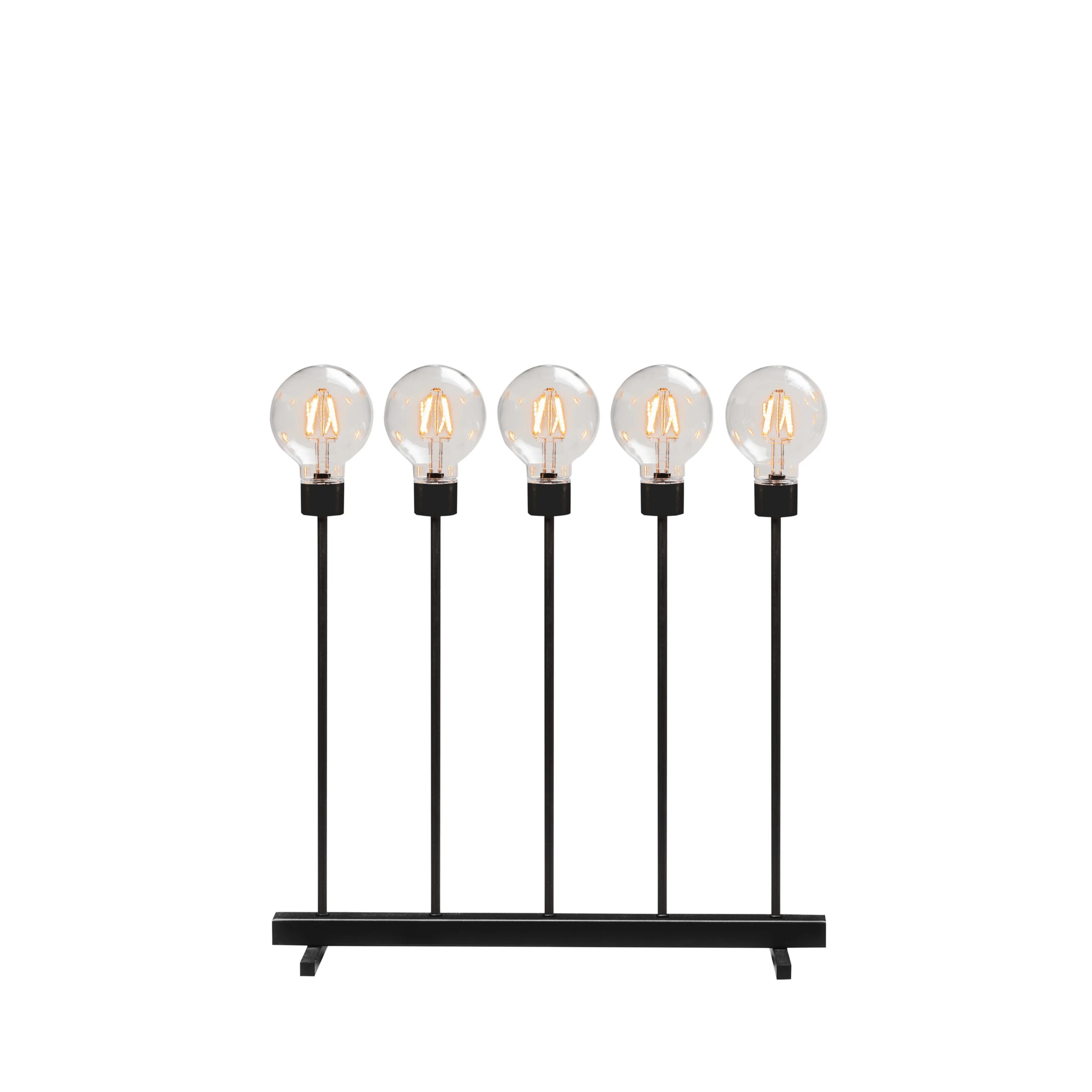 Konstsmide LED Leuchte gerade dimmbar 5 runde Globes & 10 Dioden bernstein