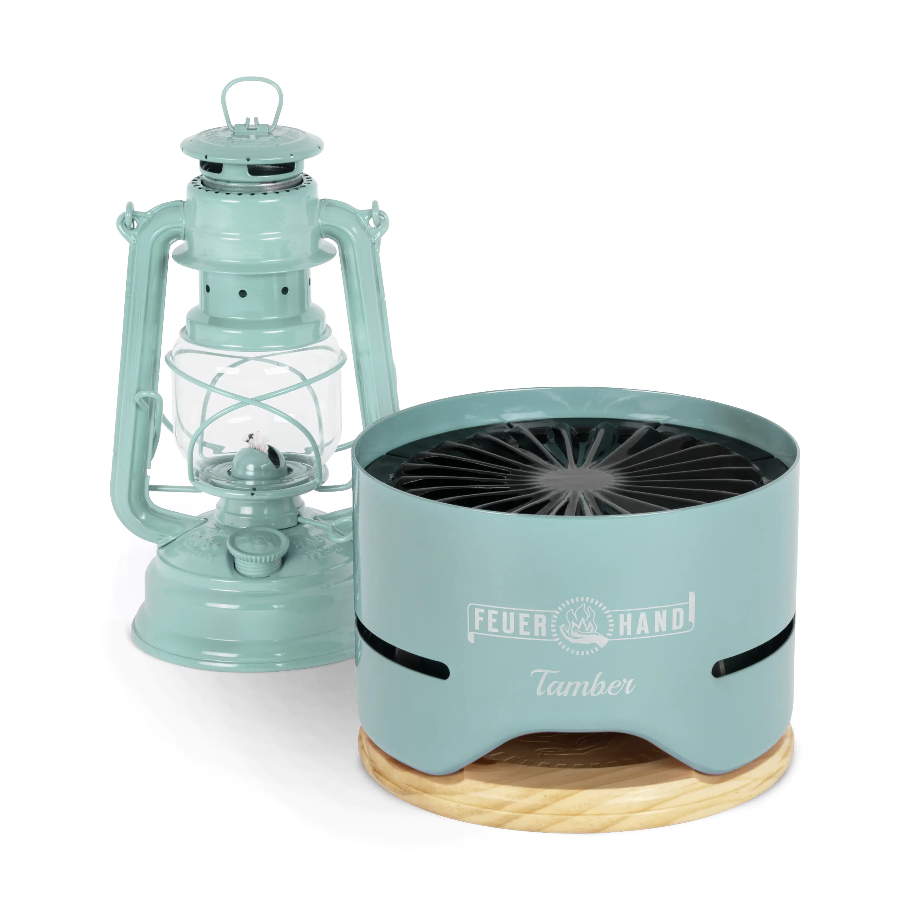 Feuerhand Tischgrill Tamber light green