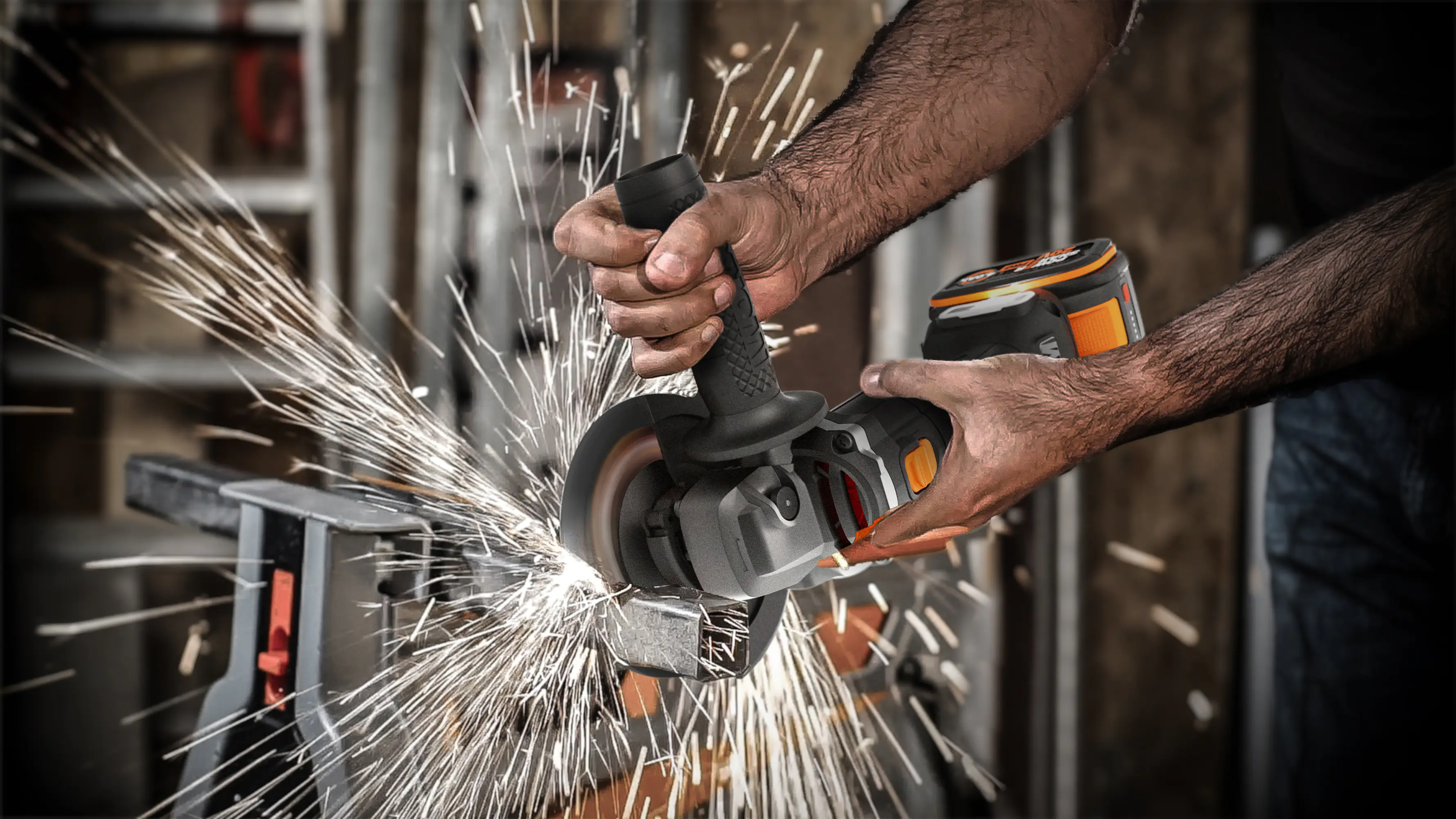 Worx Akku-Winkelschleifer WX800.9 20 V Solo