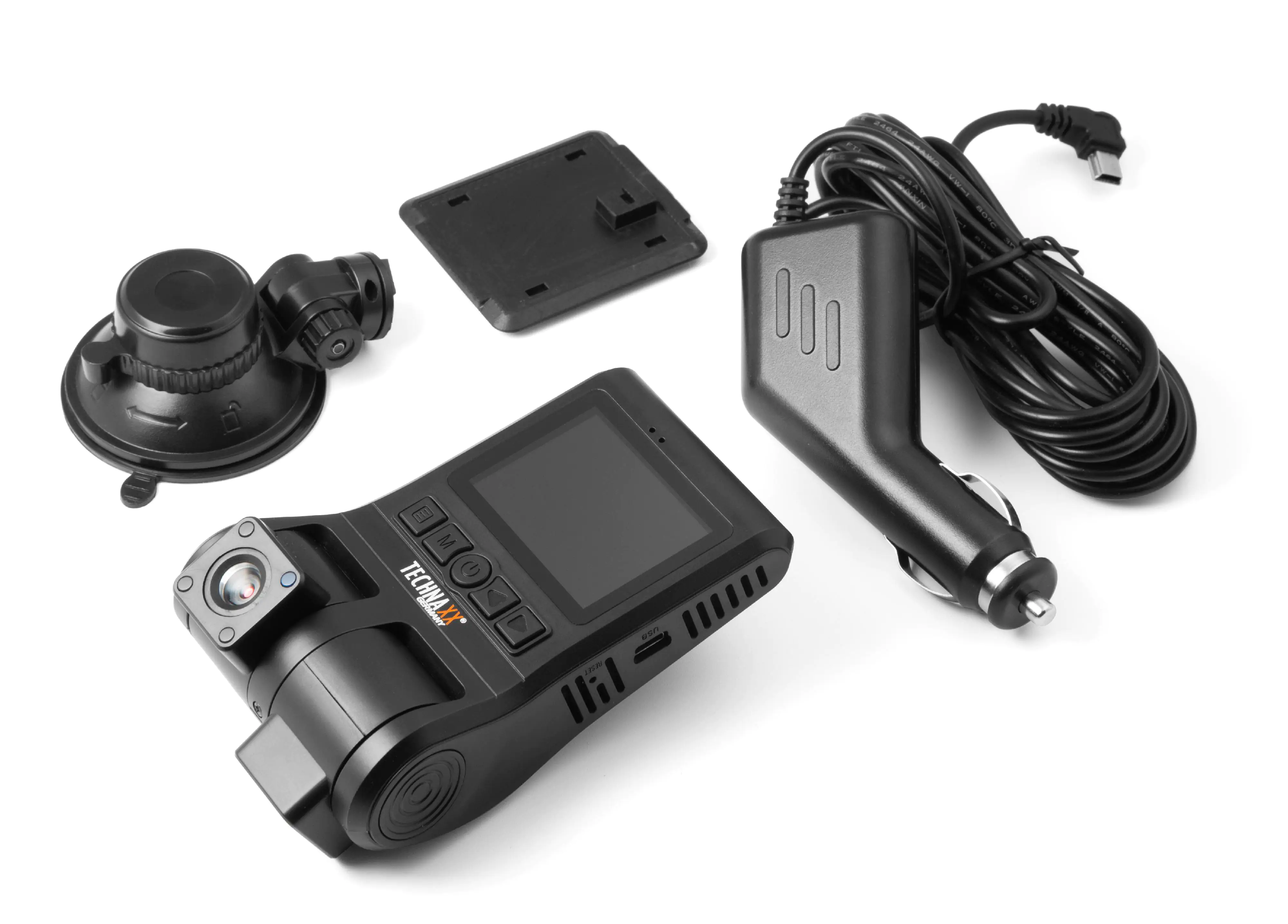 Technaxx Dashcam TX-185 Full-HD Dual Frontkamera zur Parküberwachung,Tonaufzeichung, uvm