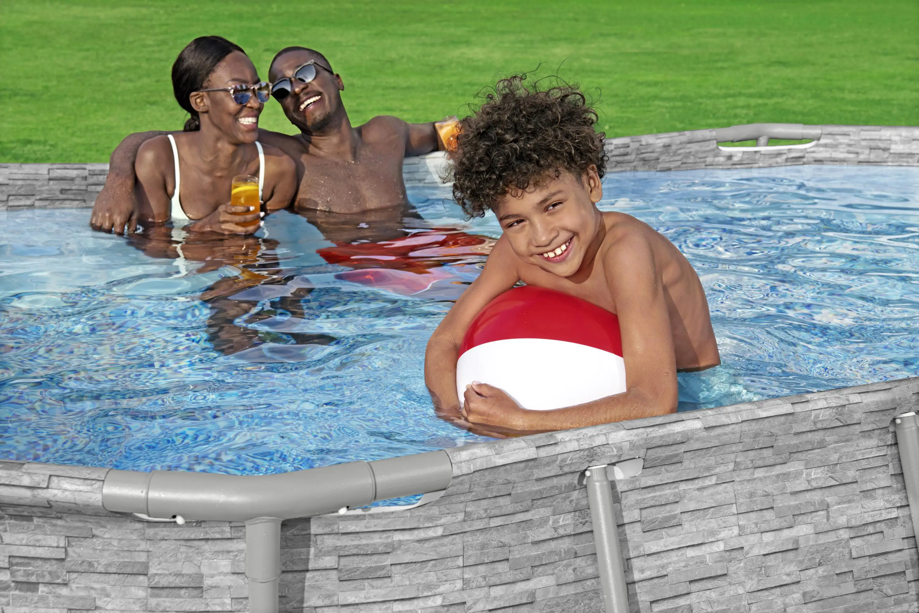 Bestway Power Steel Pool Komplett-Set oval 427 x 250 x 100 cm