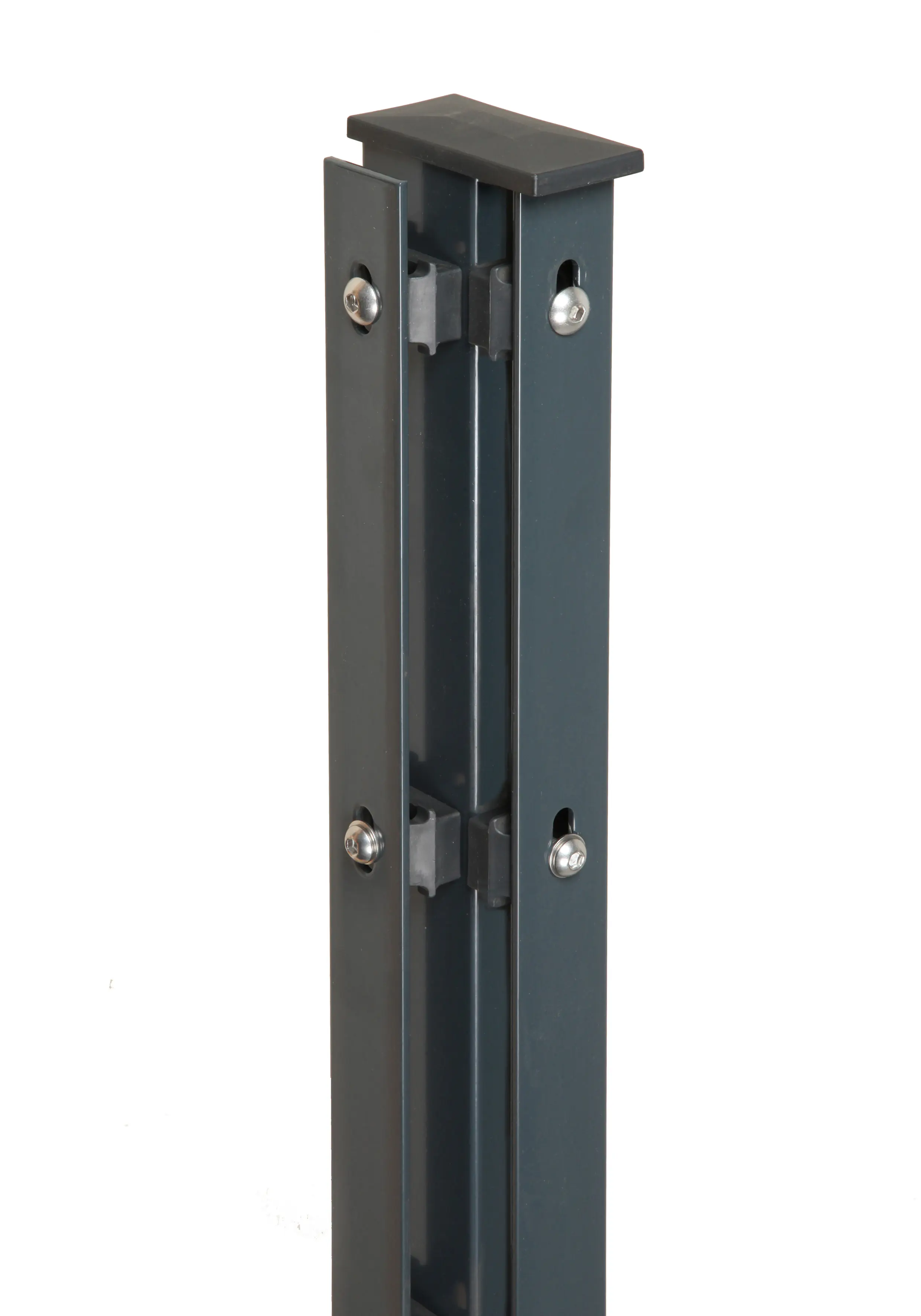 Floraworld Zauneckpfosten Premium 260 x 6 x 4 cm anthrazit