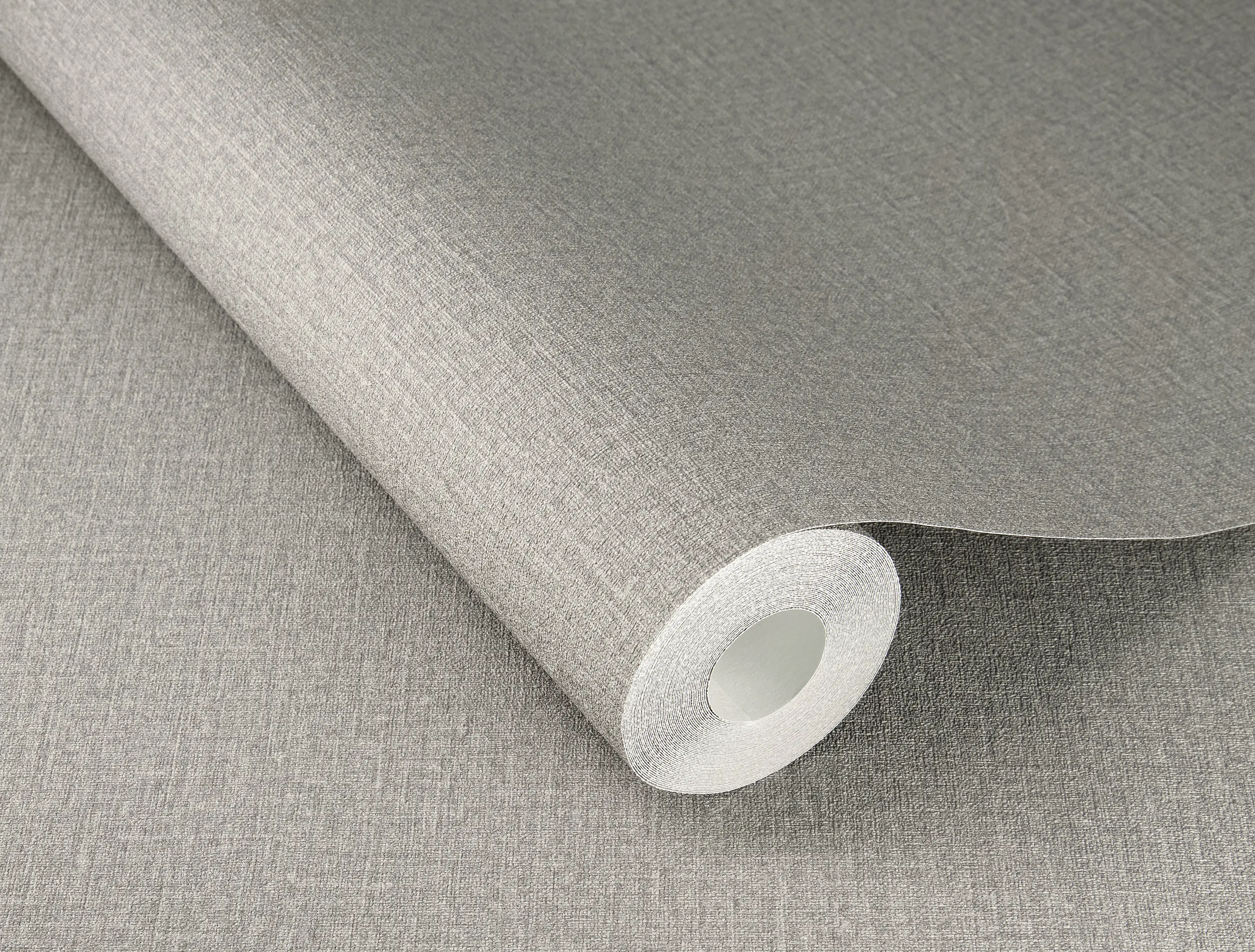 Rasch Vliestapete 555875 Grau-Dunkelgrau Uni 10,05 m x 0,53 m