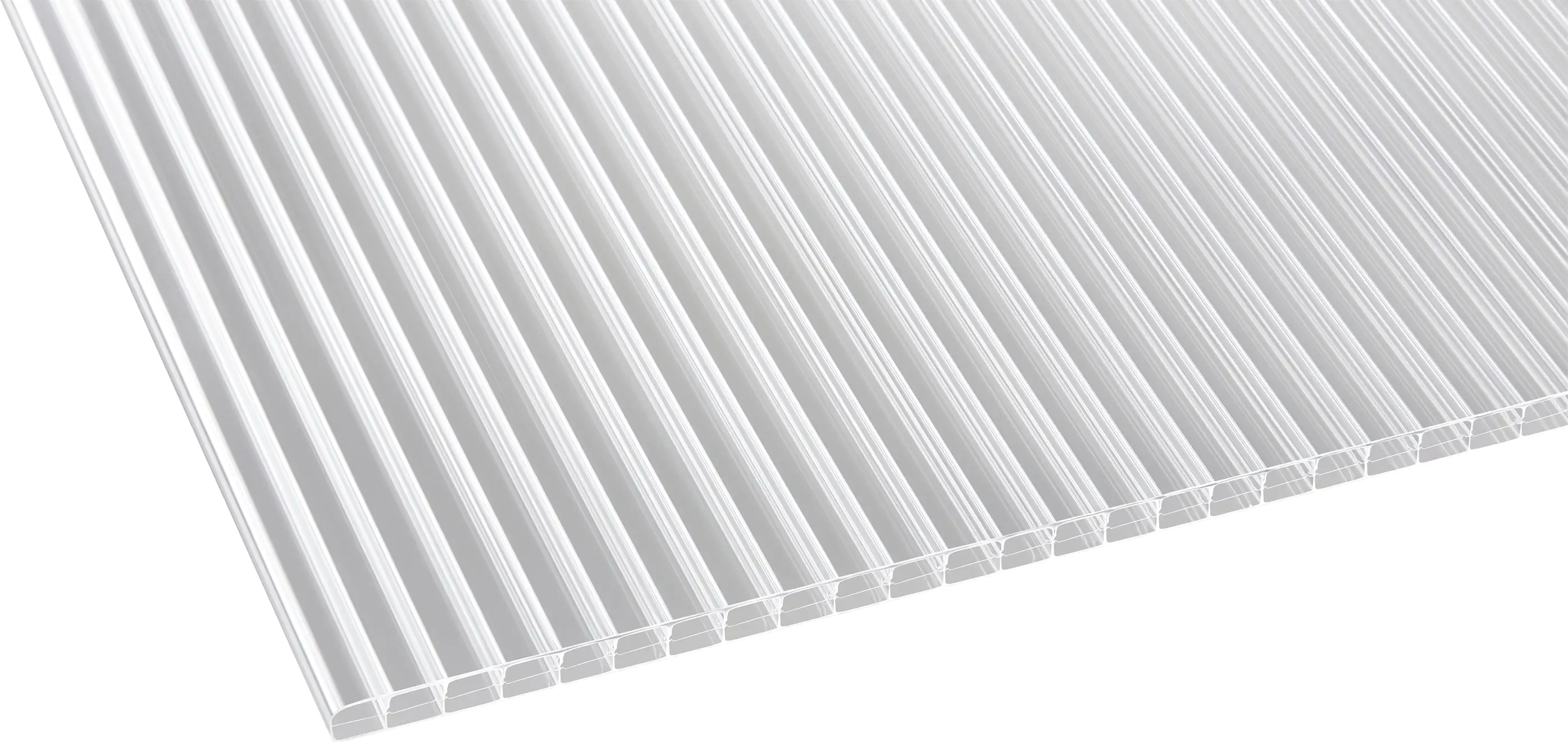 Gutta Polycarbonat-Doppelstegplatte 250 x 98 cm 16 mm