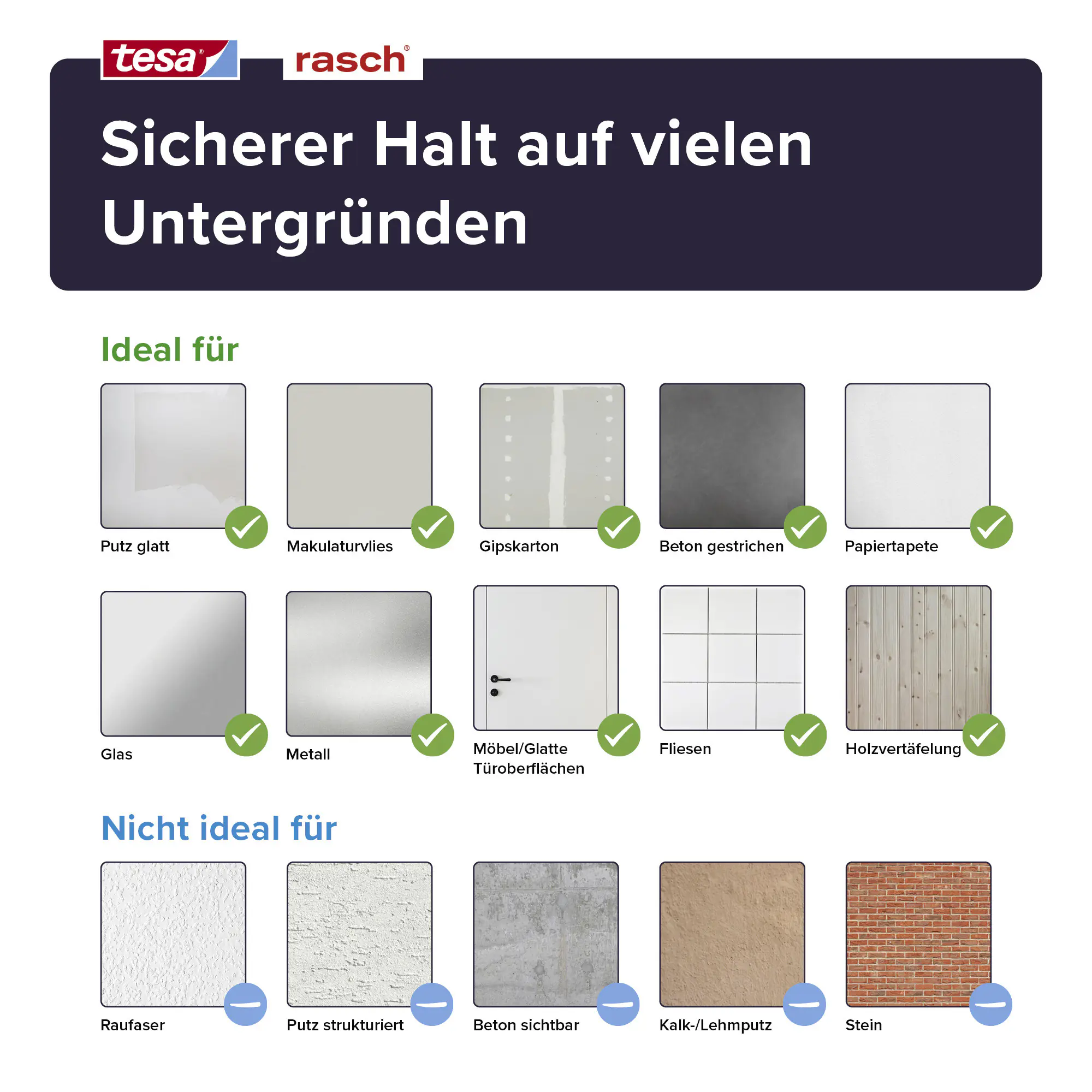 Tesa x Rasch selbstklebende Tapete Atlas Beton grau rost 6 x 0,53 m
