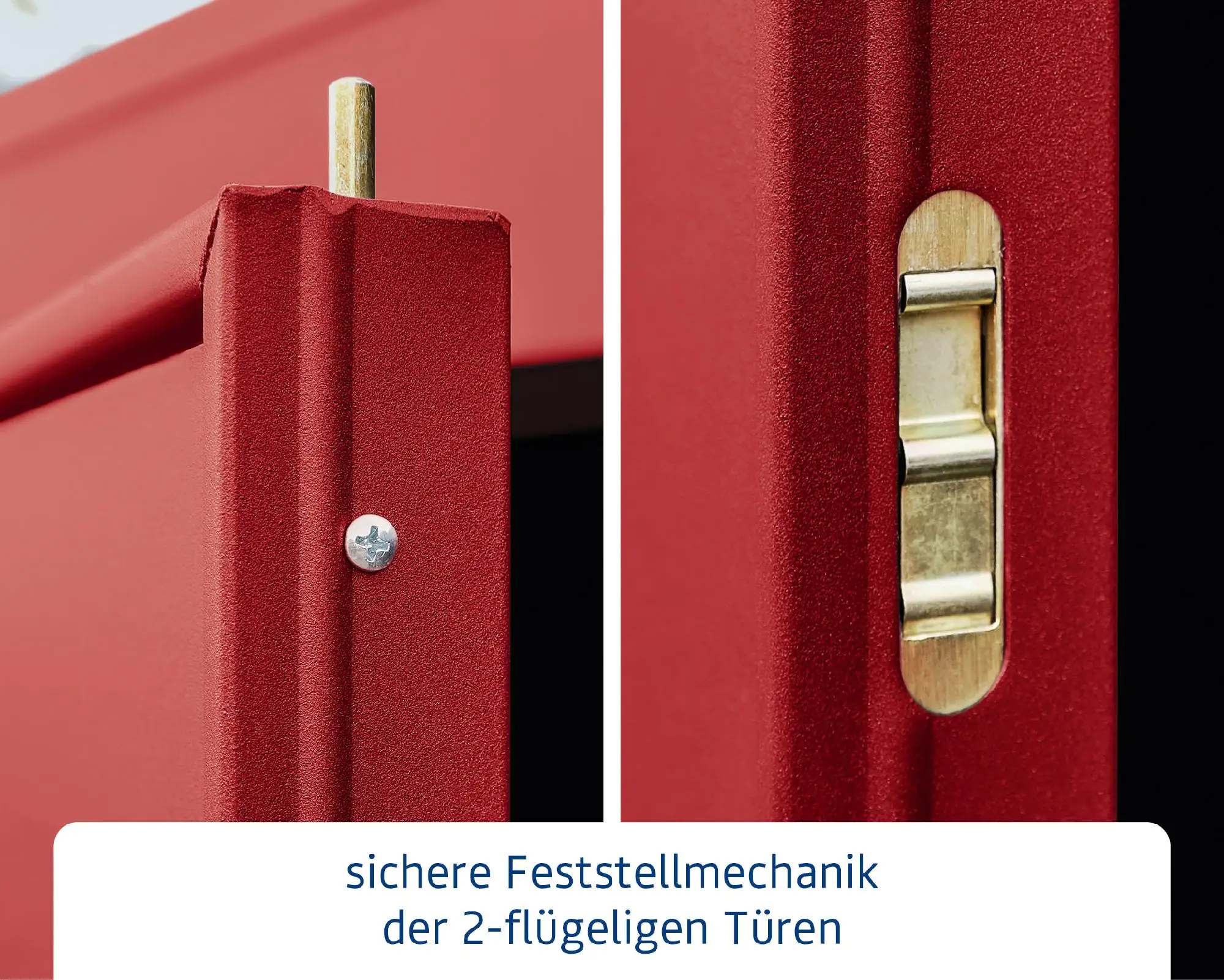 EcoStar Gerätehaus Elegant-P Typ 1 purpurrot 247,9 x 153 x 228,6 cm