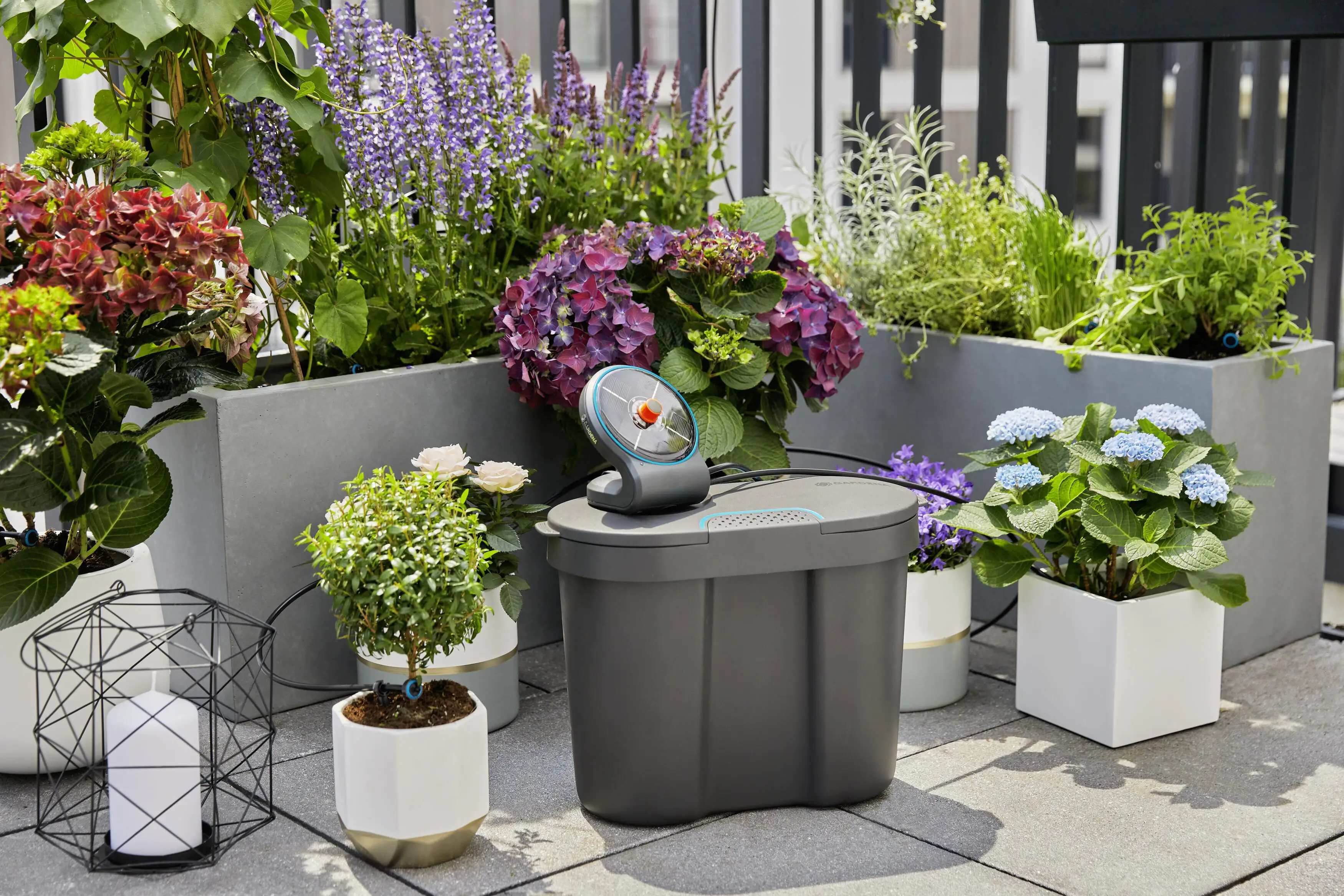 Gardena AquaBloom Set inkl. Wasserbehälter