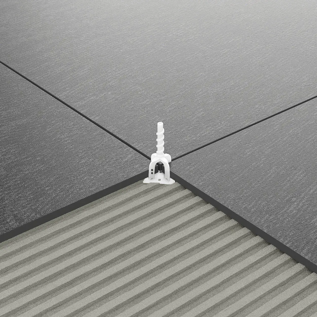 Proleveling Fliesen-Nivelliersystem Kreuz-Form 3 mm Fugenbreite