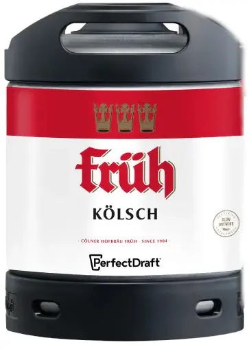 Früh Kölsch Bier 1x 6 l Fass für Perfect Draft Bierzapfanlage
