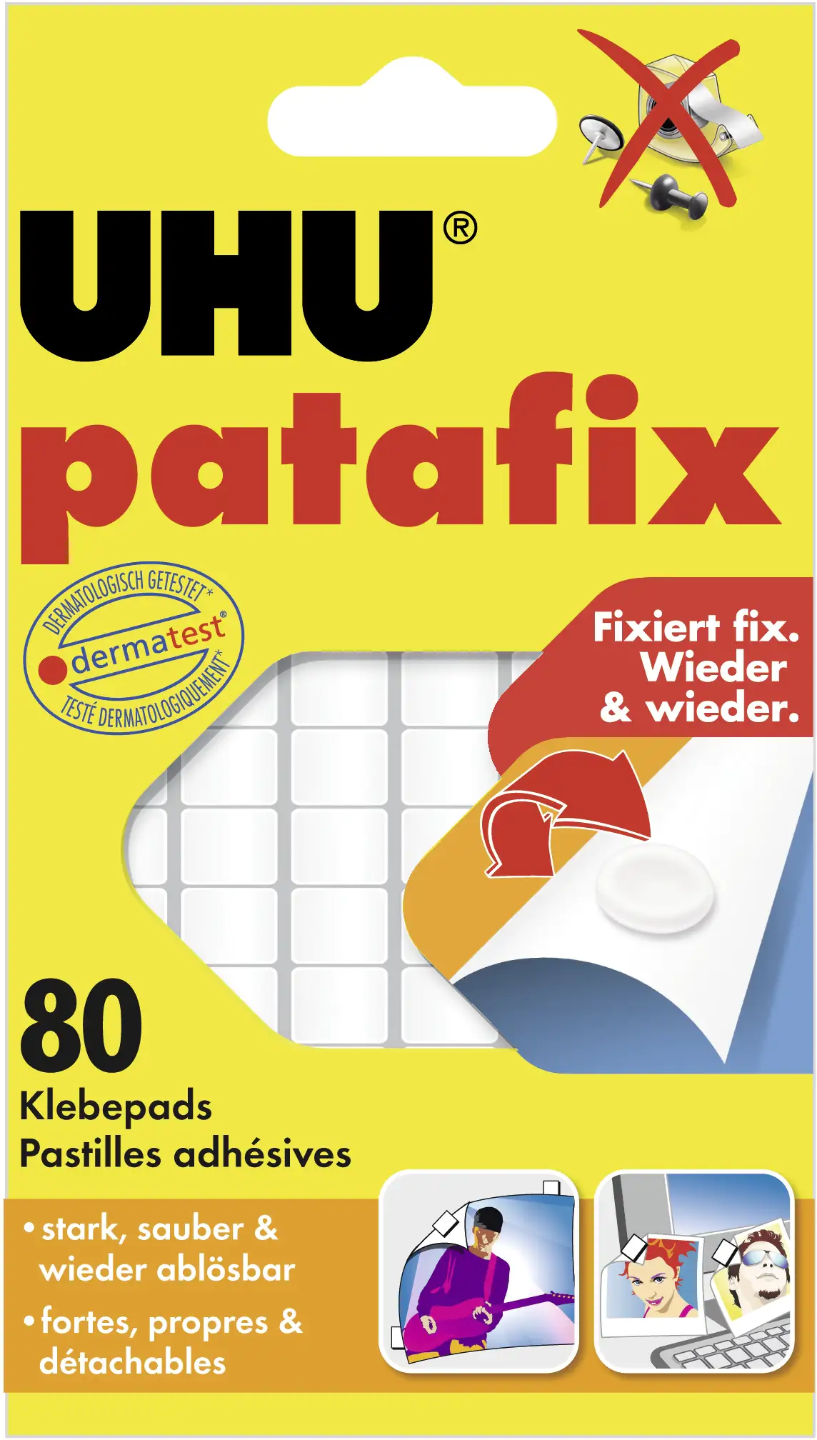 UHU patafix weiß 80 Stück