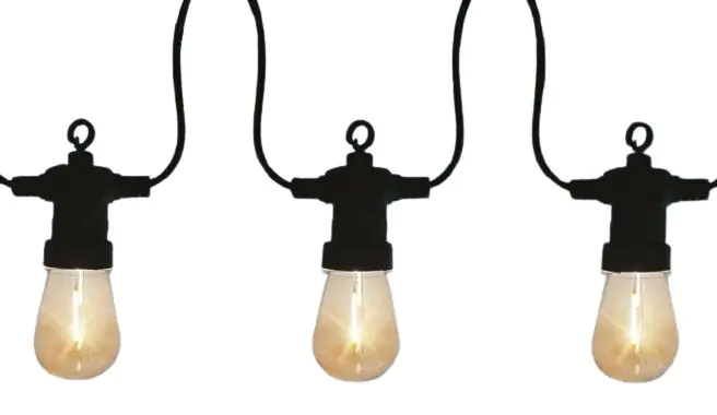 TrendLine LED Lichterkette 10 LED Edison Birne für Außen, LED Technik