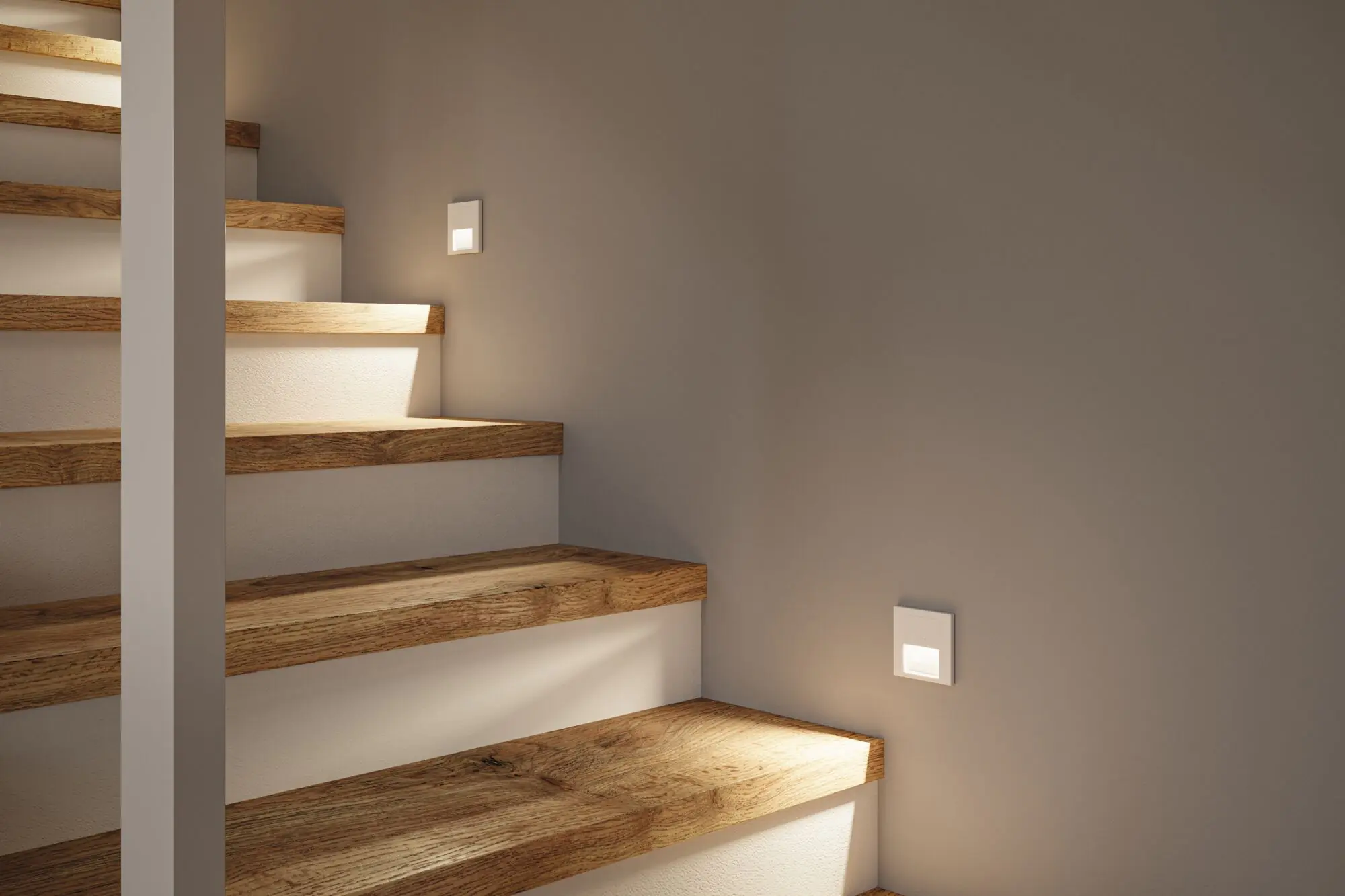 Paulmann LED Wand-Einbauleuchte Tsaro Bewegungsmelder 1W weiß matt
