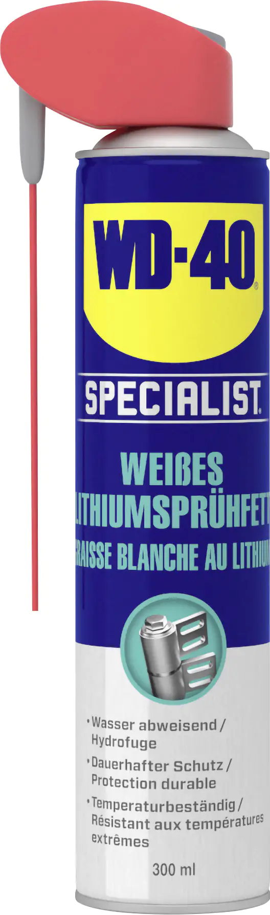 WD-40 Specialist weißes Lithiumsprühfett 300ml