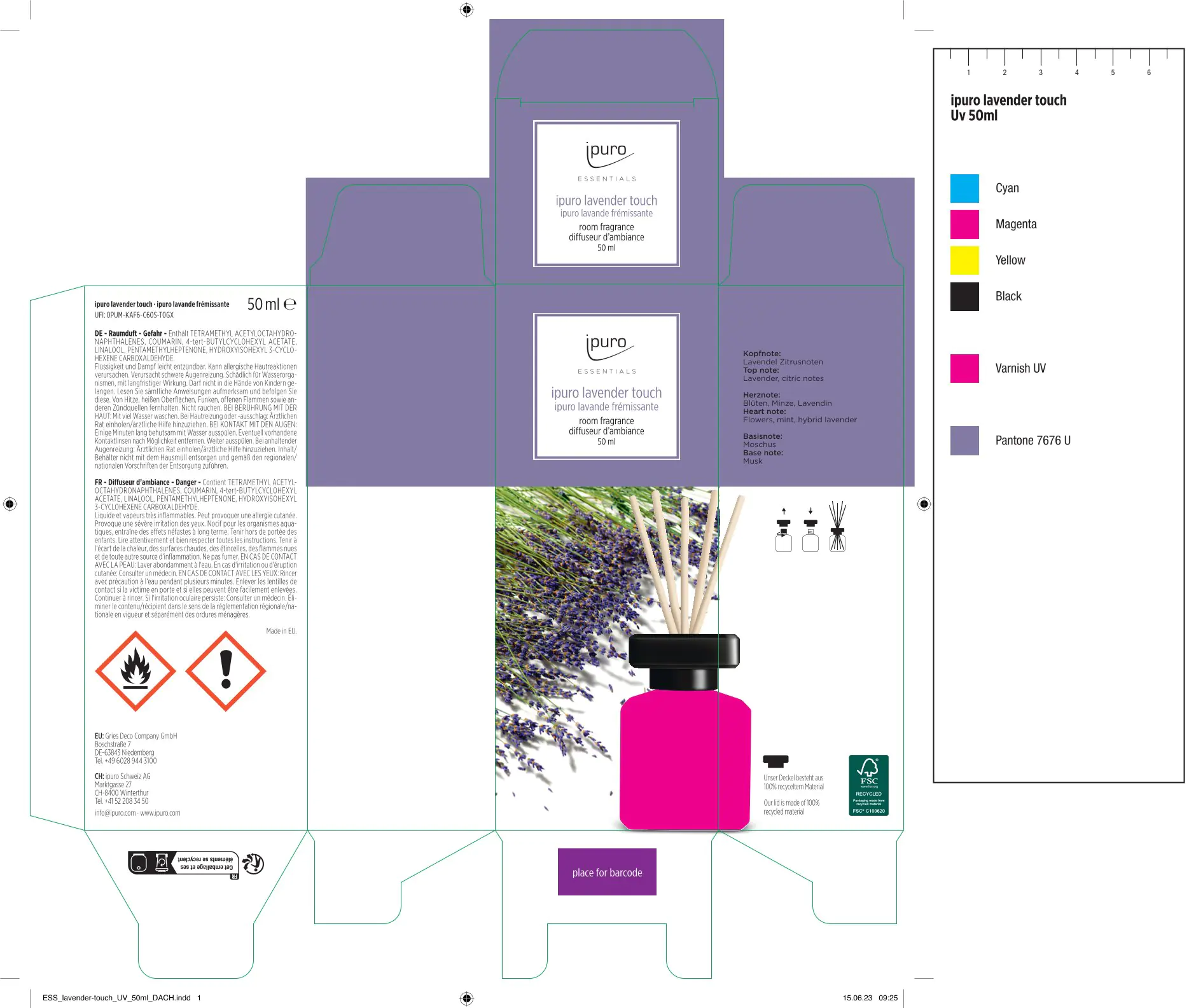 ipuro Raumduft Essentials Lavender Touch 50 ml