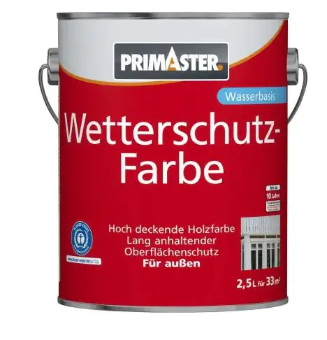 Produktbild:  Primaster Wetterschutzfarbe 2,5 L taubenblau