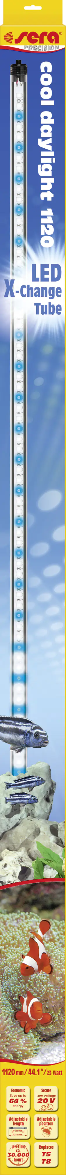 Sera Aquarium-Beleuchtung LED X-Change Tube cool daylight 1120 - 1 Stück