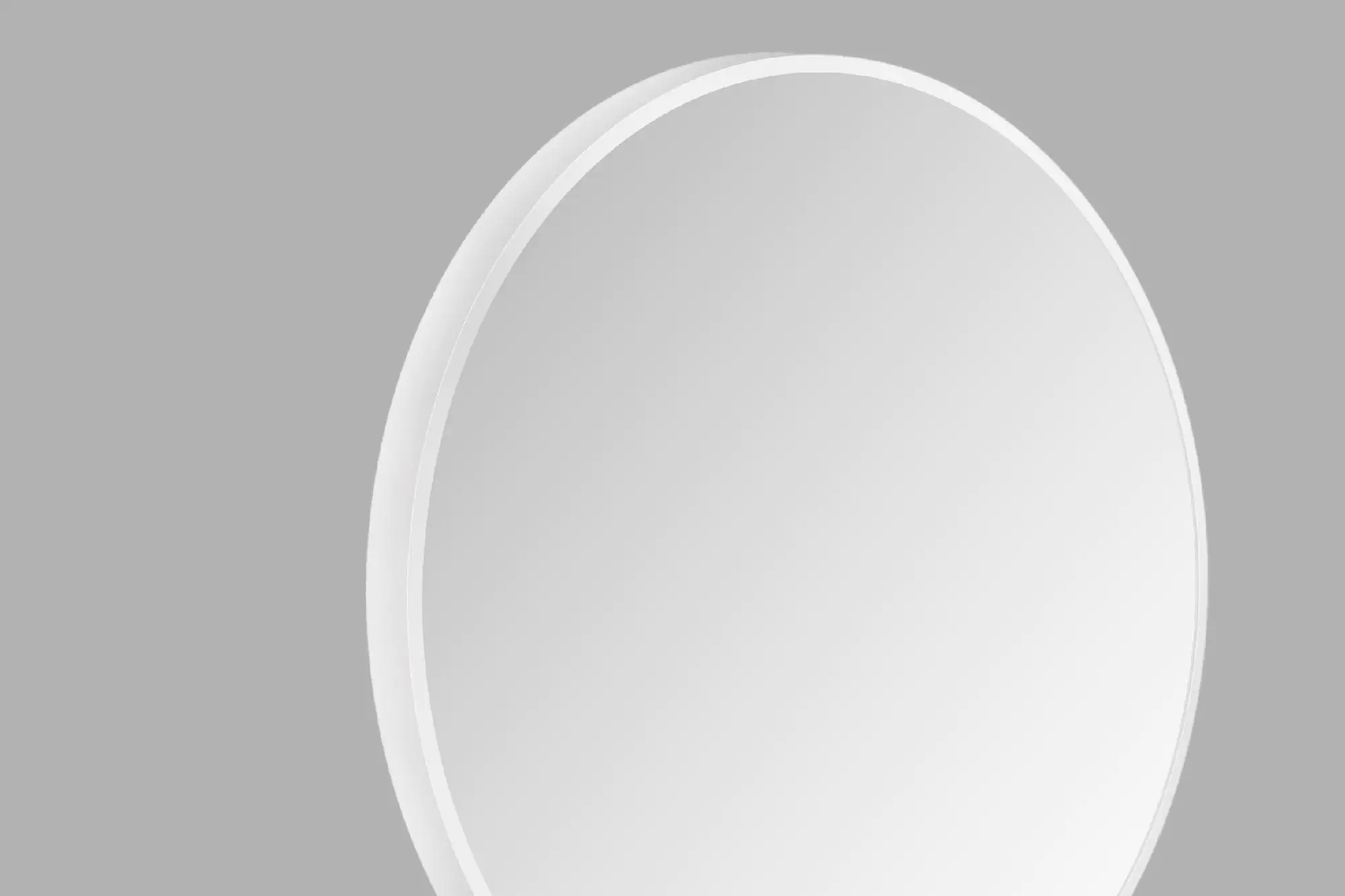 DSK Design Spiegel Silver Coiffeur Ø80 cm, weiß