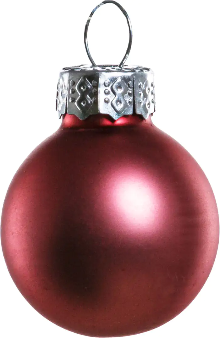 TrendLine Mini-Christbaumkugeln aus Glas Ø 2,5 cm gold-rose 100 Stück