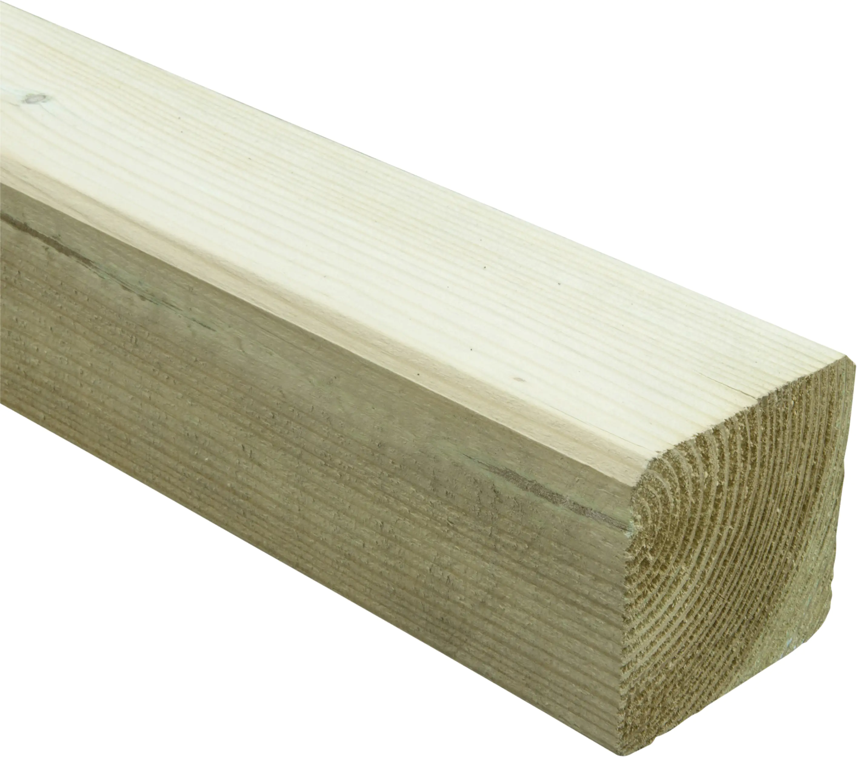 Kantholzpfosten 300 cm, 70 x 70 mm, kesseldruckimprägniert