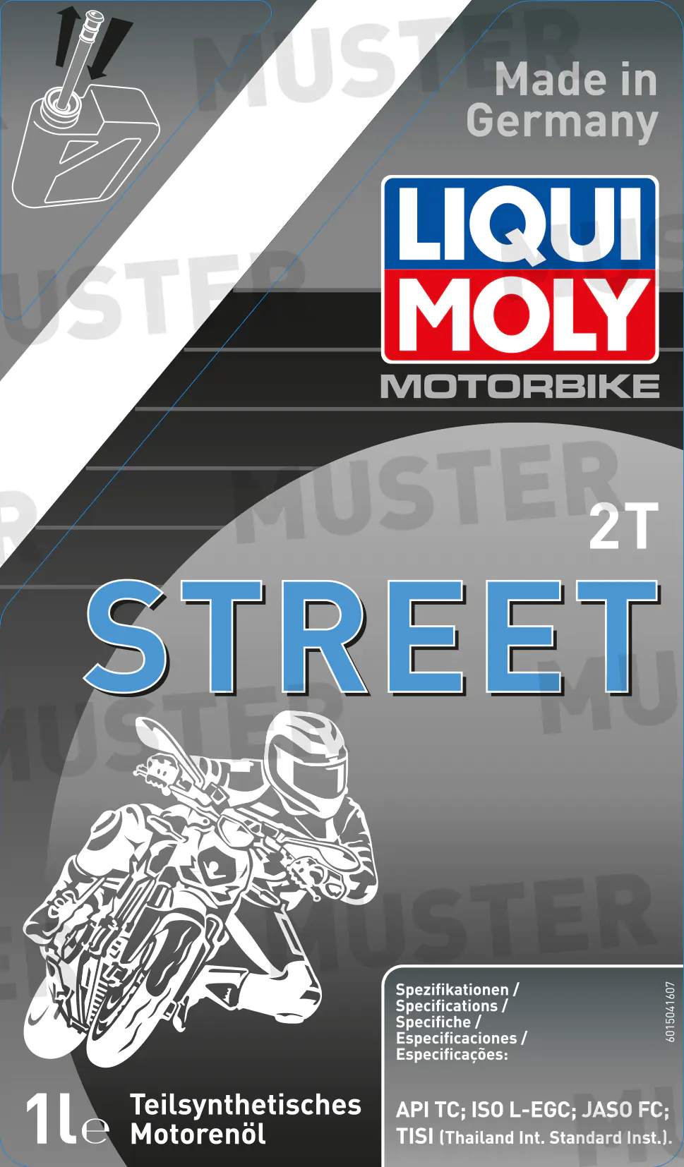 Liqui Moly 2-Takt Motoröl 2T Street 1 L