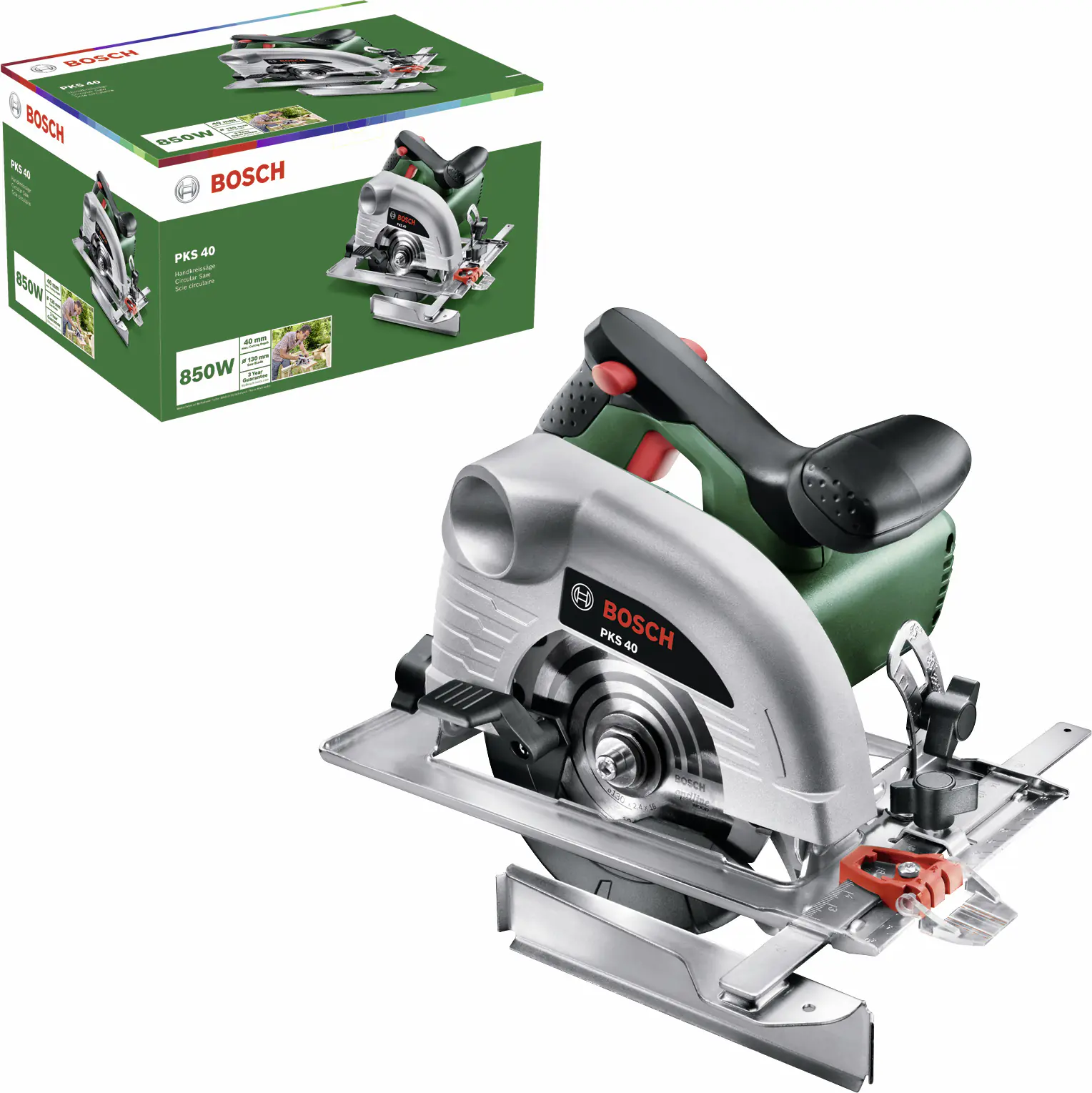 Bosch Handkreissäge PKS 40 850 Watt