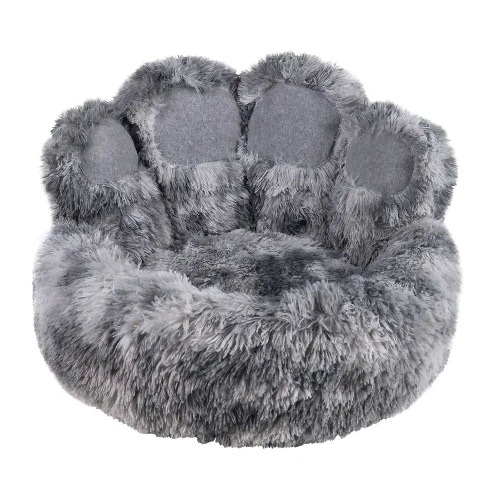 Nobby Komfortbett Paw rund Ø 75 x 21 cm/42 cm grau