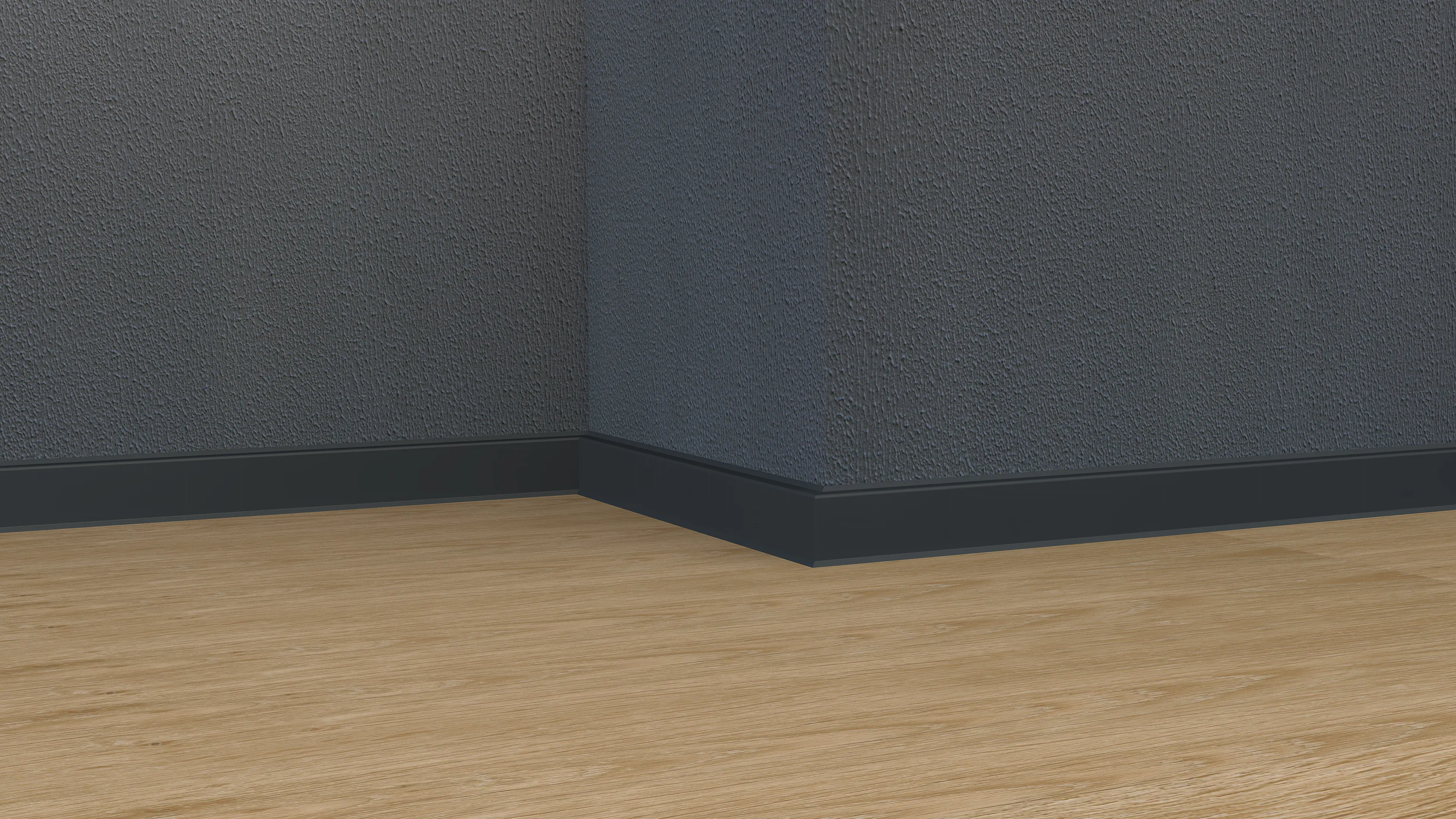 Neuhofer Fußleiste MDF 240 cm x 40 x 13 mm anthrazit