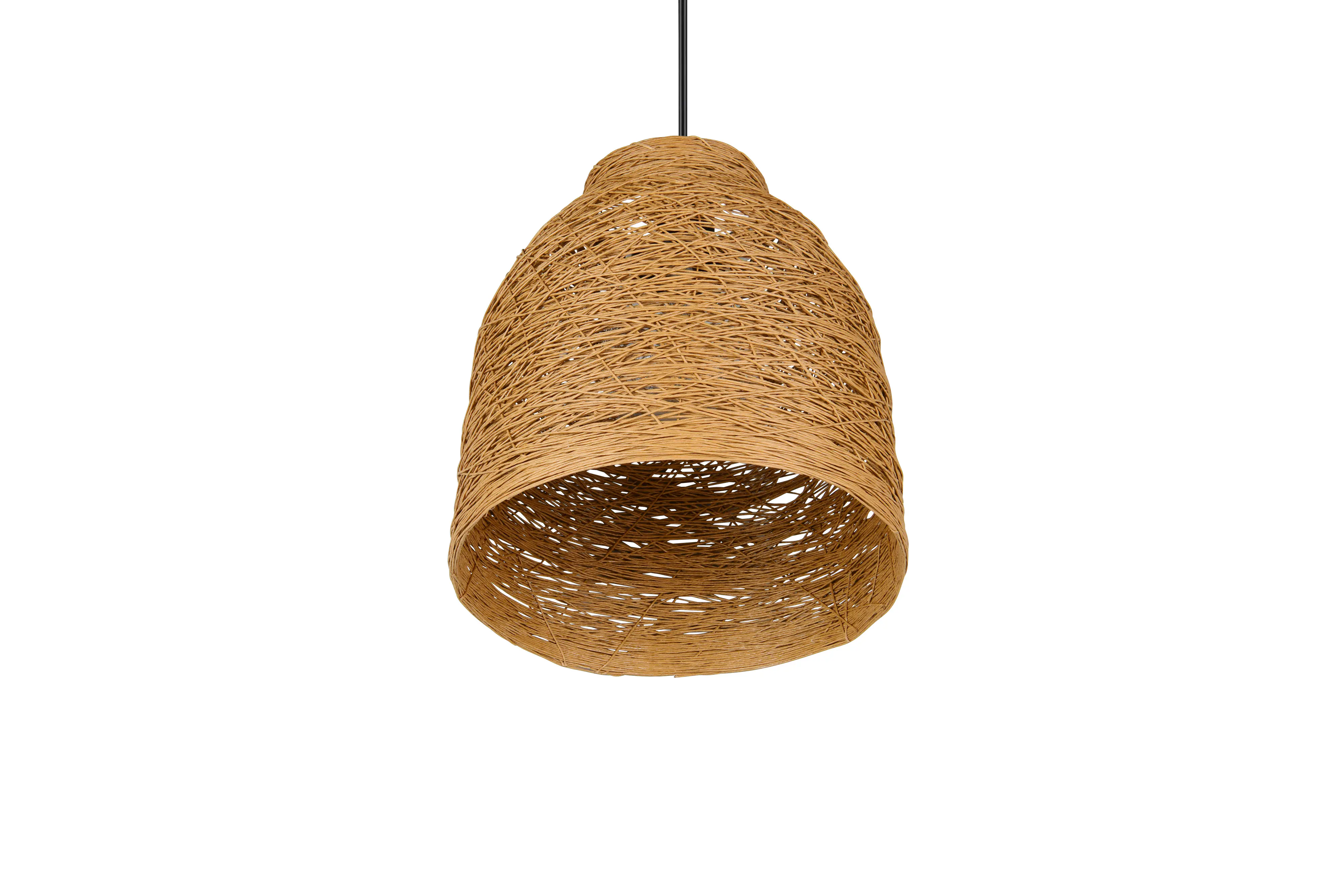 Trio Pendelleuchte Joeline Ø 25 cm schwarz