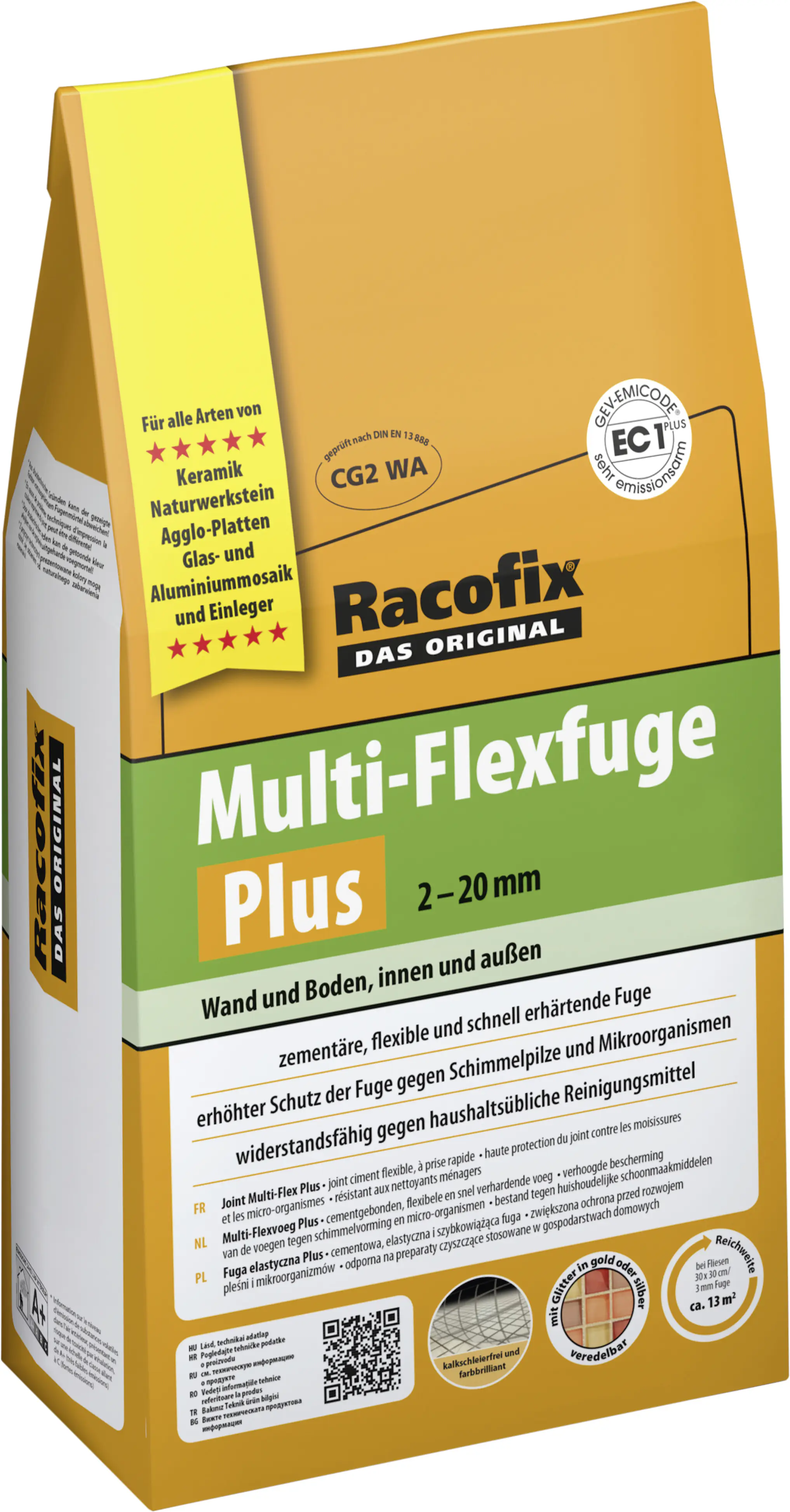 Racofix Multi Flexfuge PLUS 2 - 12 mm hellgrau 4 kg