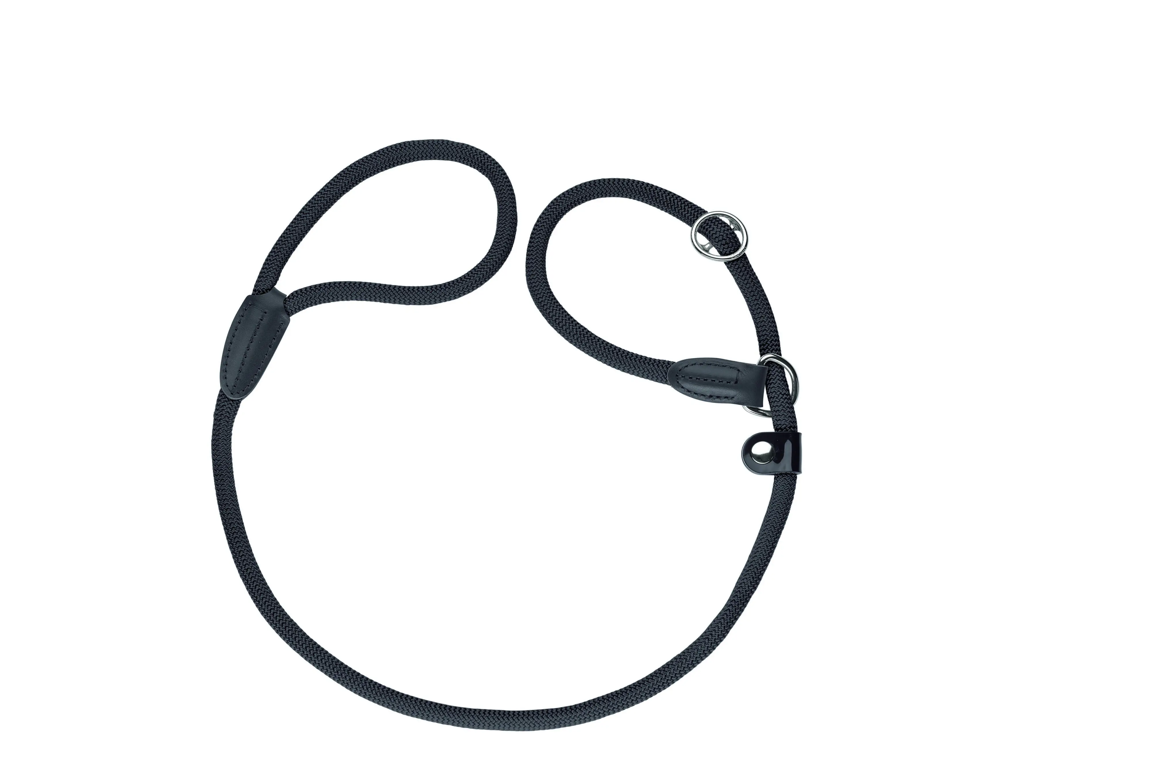 Hunter Hundeleine Freestyle mit Halsung 1,7 m x 1 cm schwarz