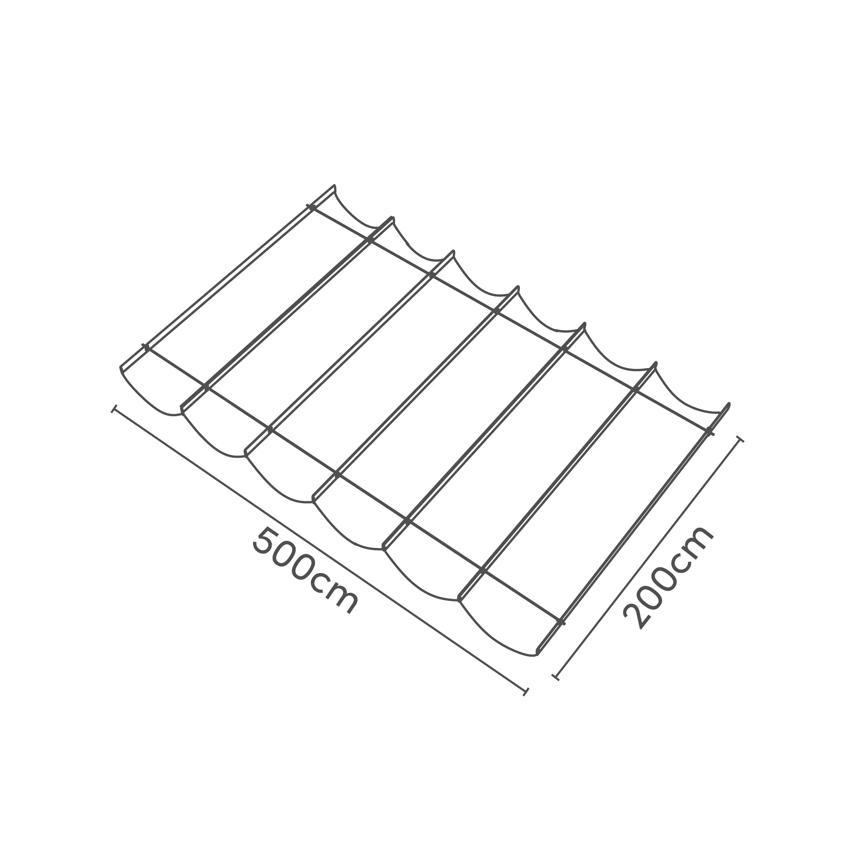Platinum Faltsonnensegel Coolfit 2 x 5 m altweiß