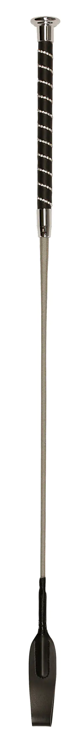 Kerbl Covalliero Springgerte Glitzer 65 cm silber mit Schlag