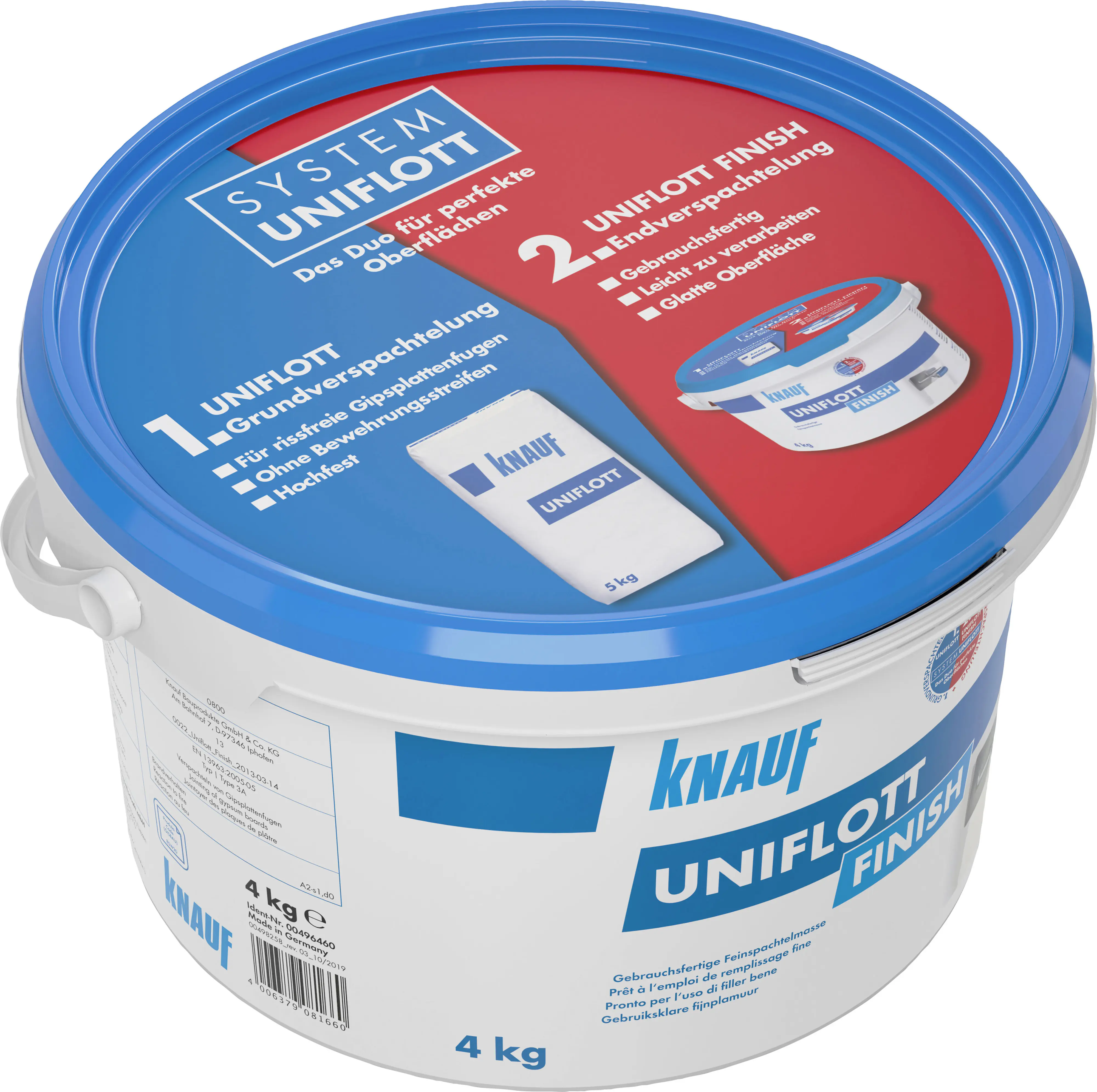 Knauf Uniflott Finish Spachtelmasse 4 kg