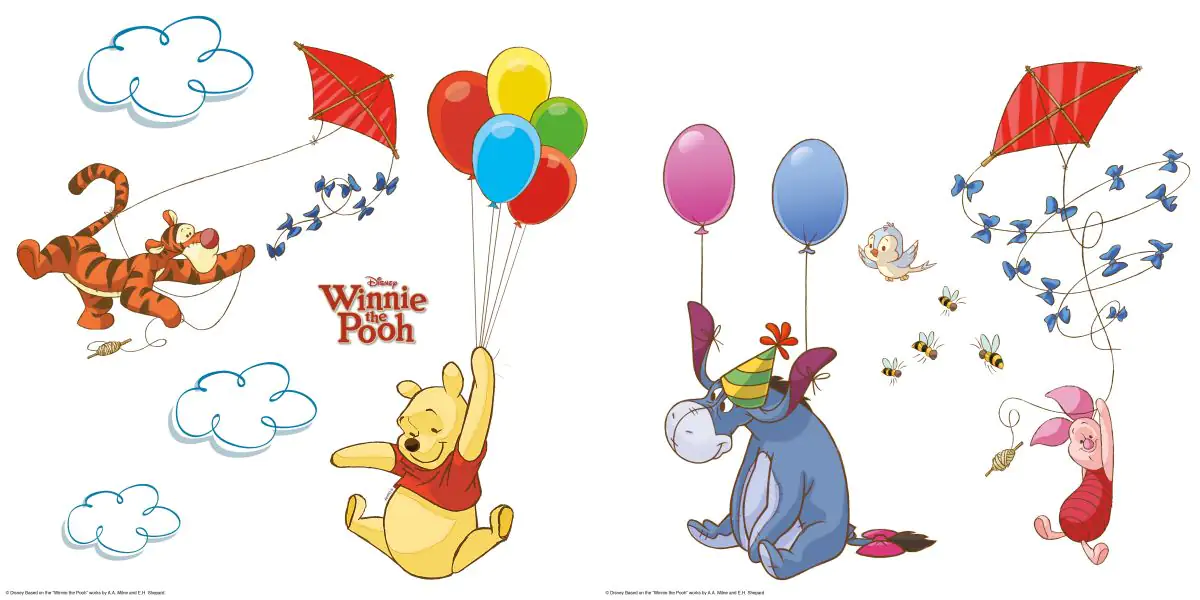 Komar Windowsticker Winnie Pooh Disney 31 x 31 cm
