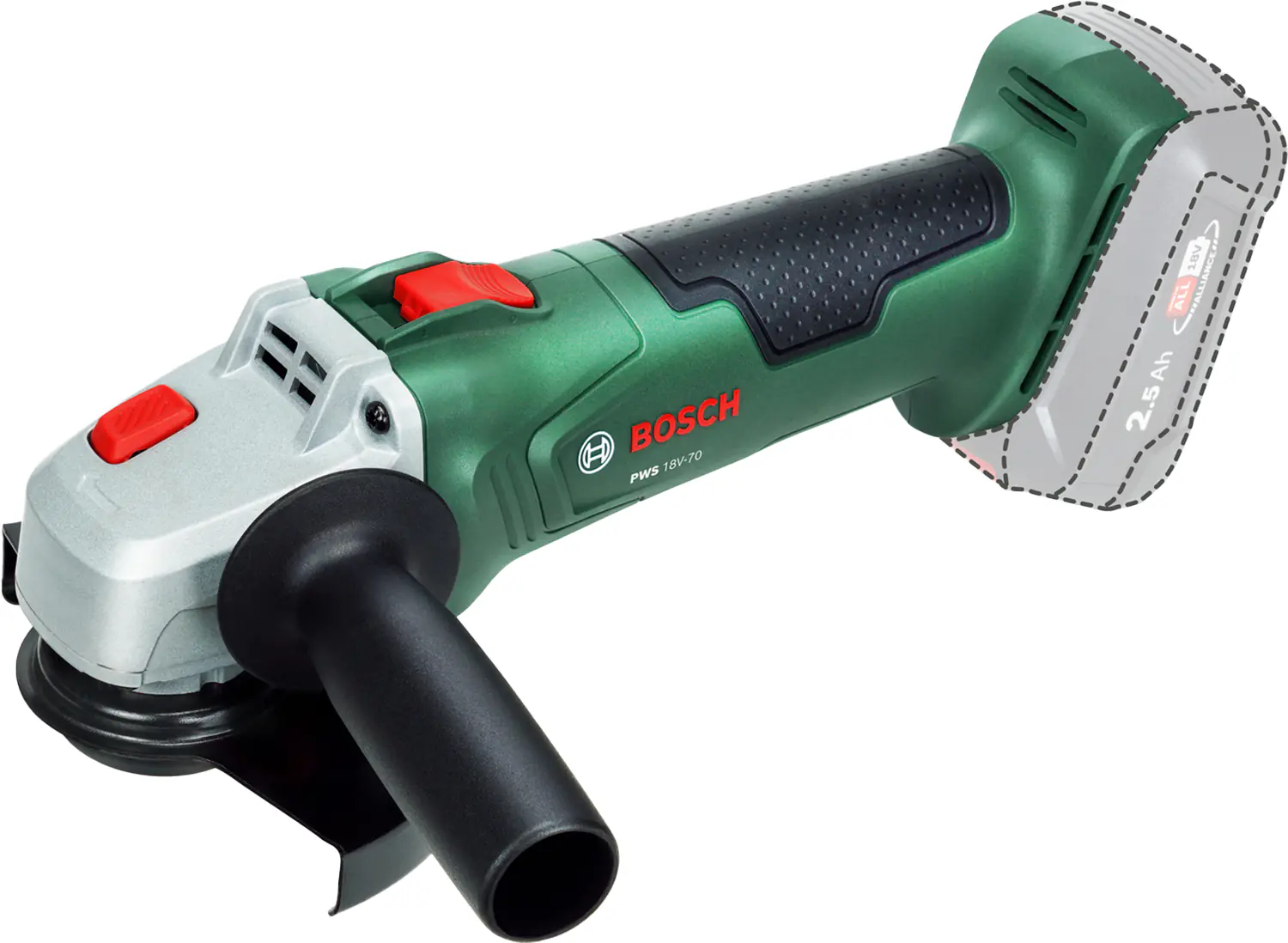 Bosch Akku-Winkelschleifer PWS 18V-70 125 mm Solo
