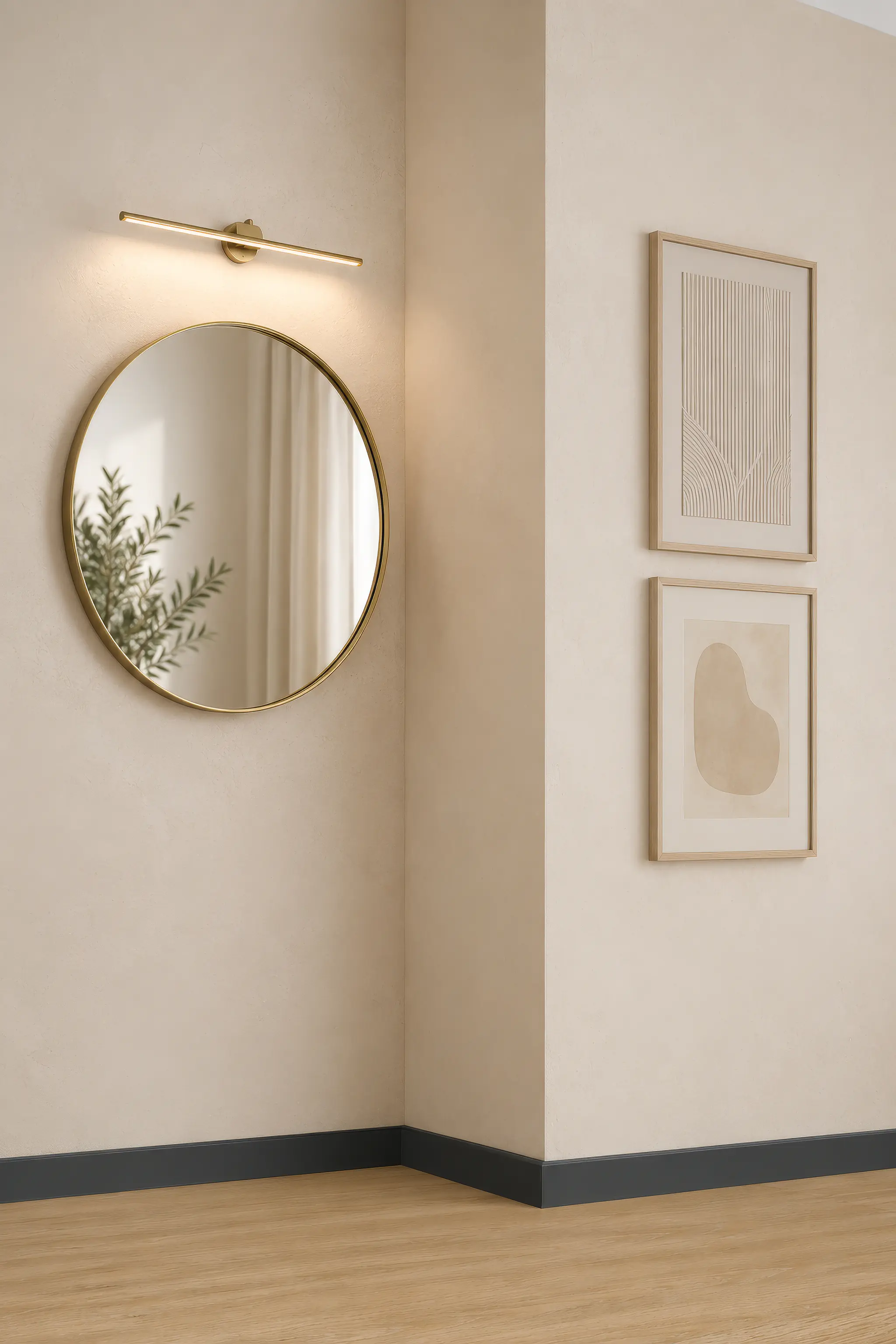 Neuhofer Fußleiste MDF 240 cm x 40 x 13 mm anthrazit