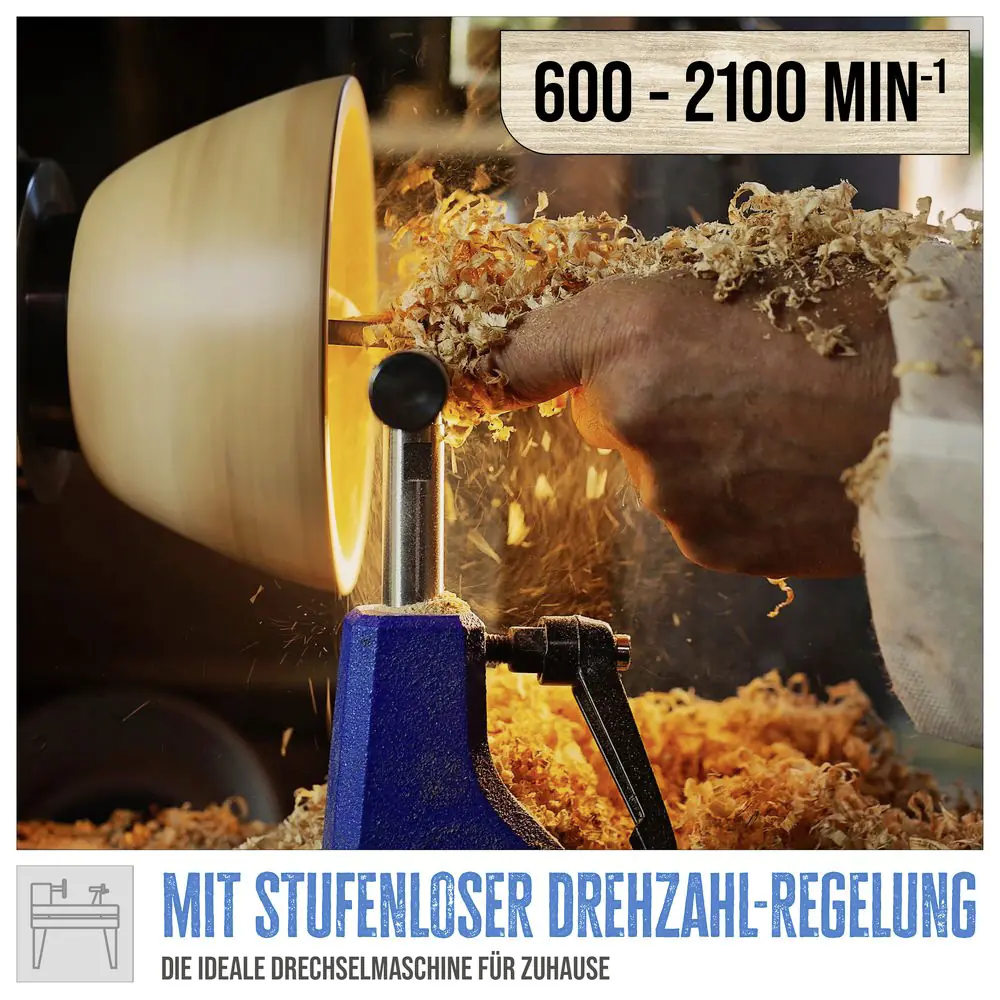 Güde Drechselmaschine GDM 1000 550 W 600-2.100 min-1