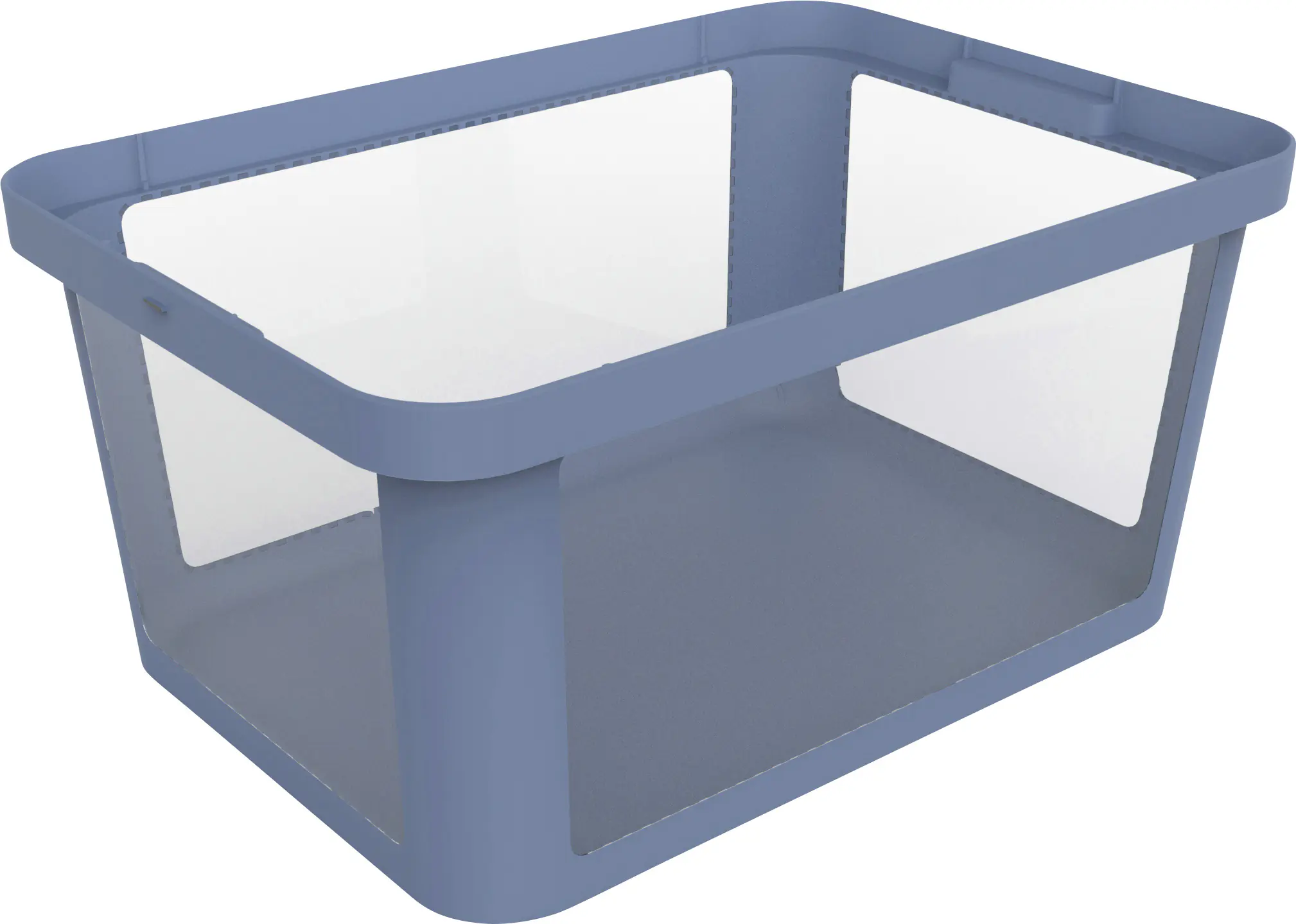 Rotho Aufbewahrungsbox Albris 55,5 x 39 cm 45 L horizon blue