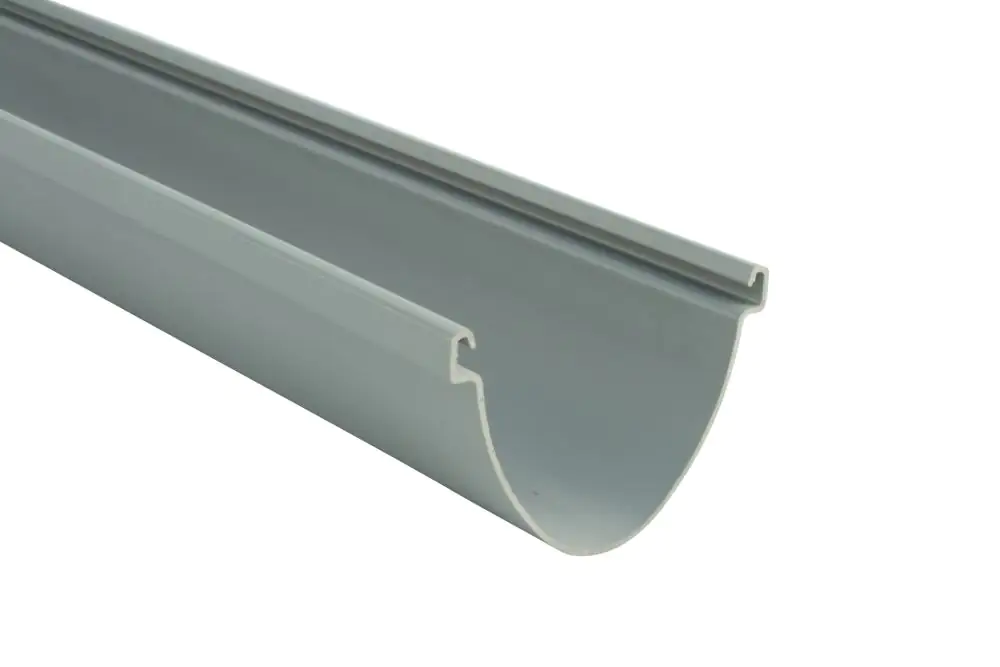 Marley Dachrinne Duplex NW 80 mm, 3 m, oval, grau