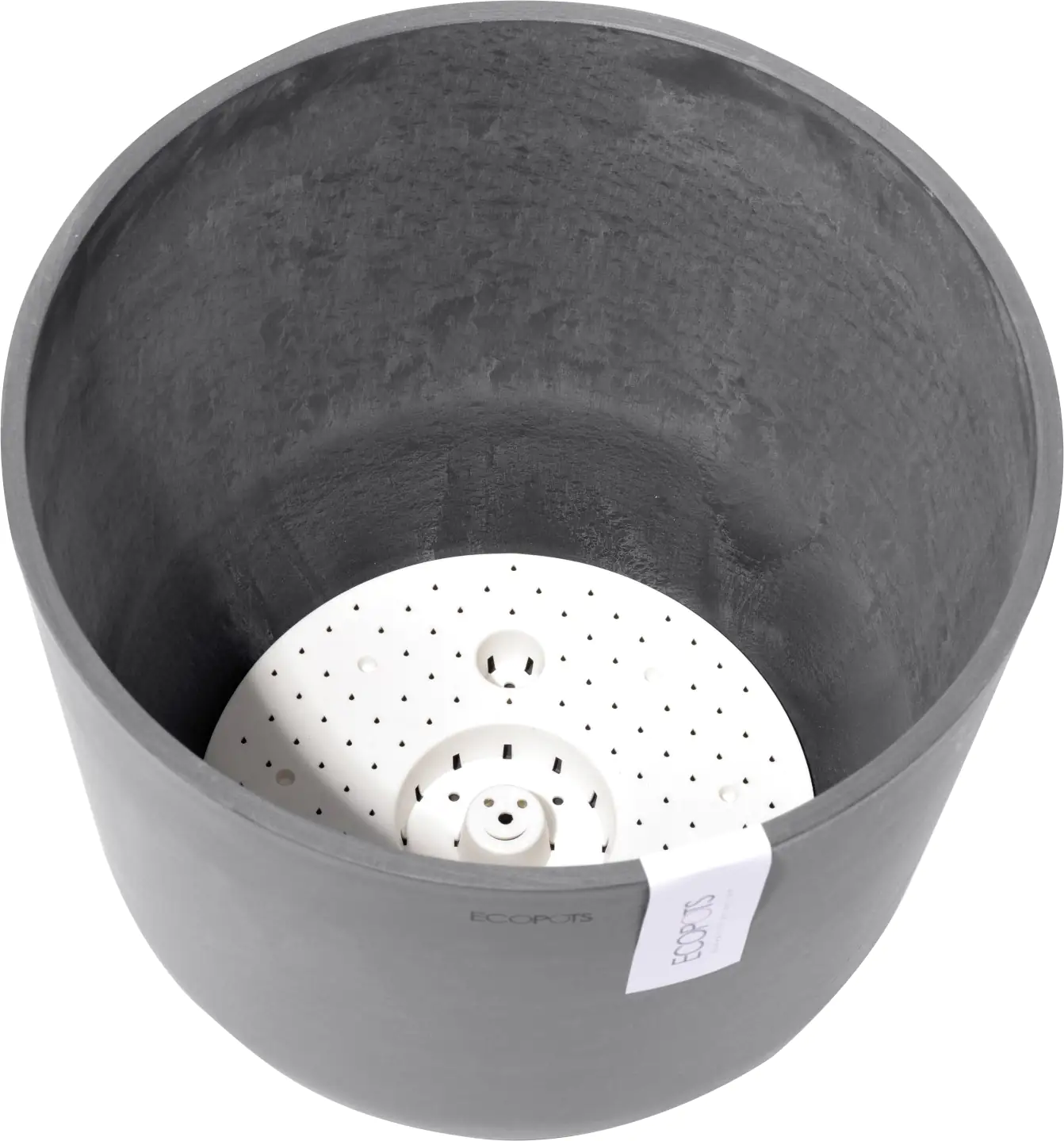 Ecopots Pflanztopf Oslo Ø 35 x 30,5 cm grau