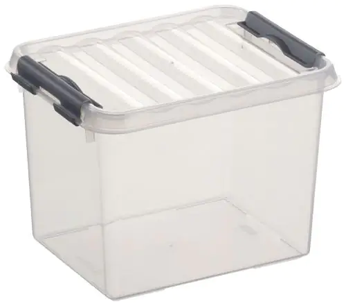 Sunware Aufbewahrungsbox Q-Line mit Deckel 20 x 15 cm 3 L transparent