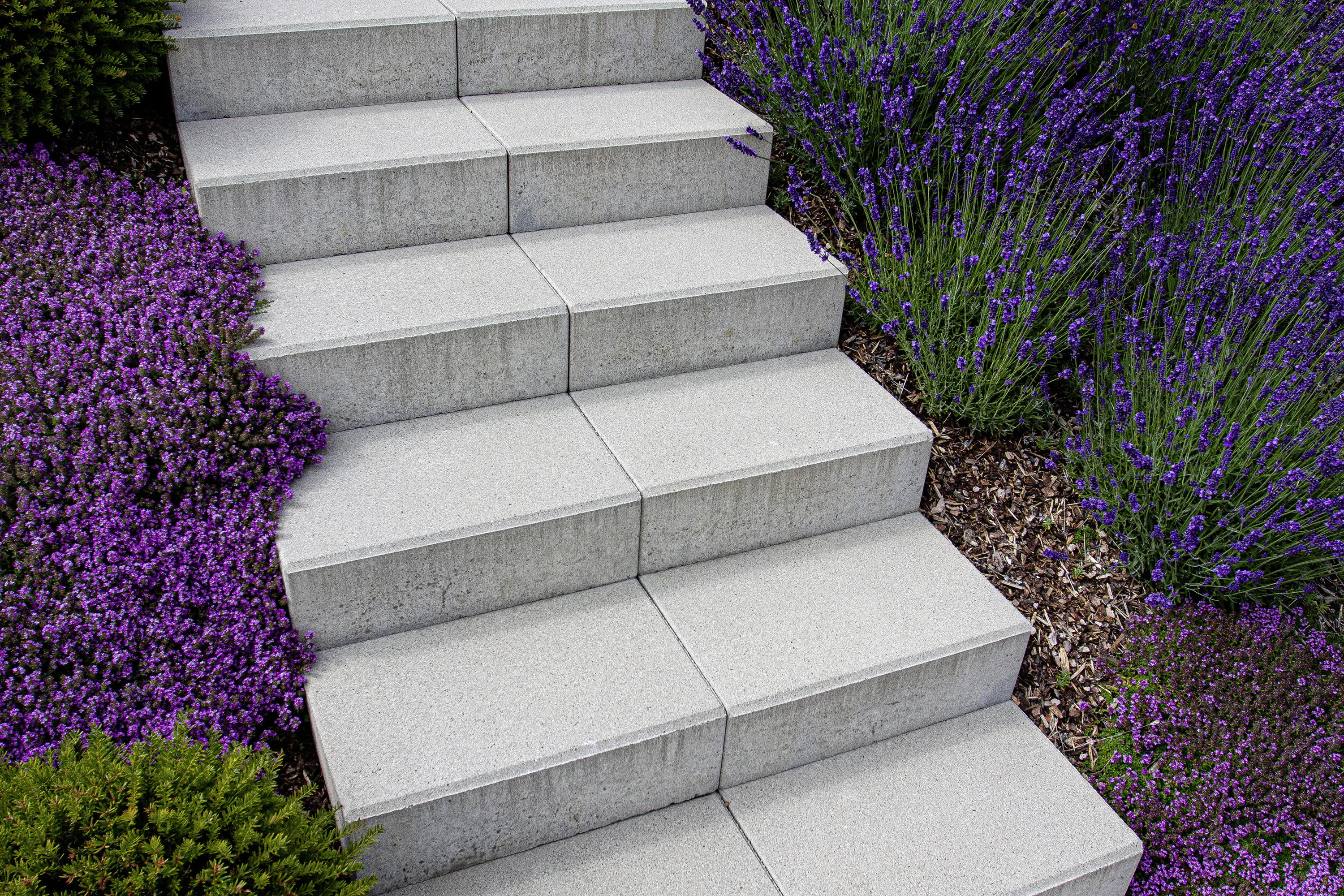 Kann Blockstufe 50 x 34 x 15 cm grau