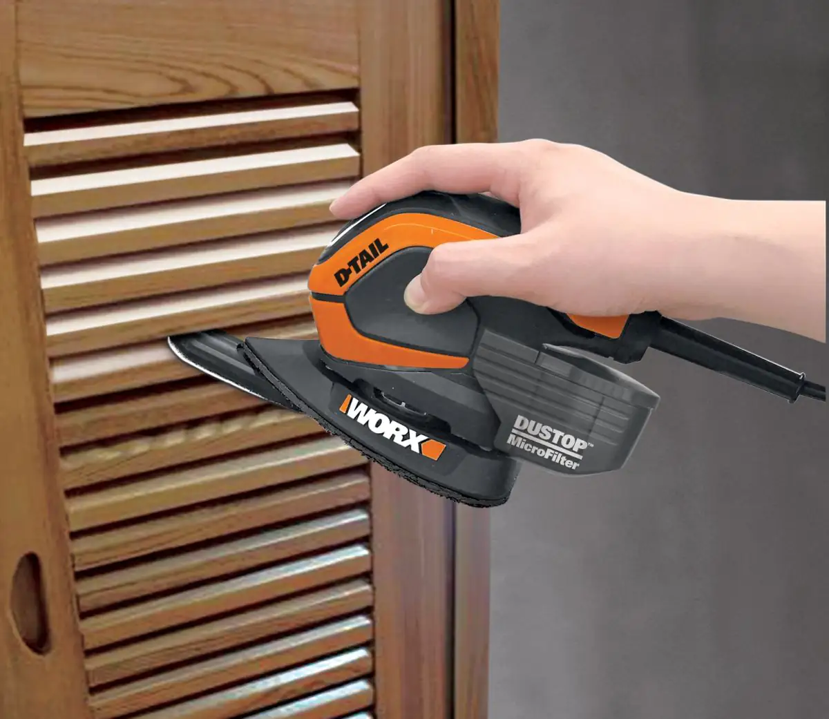 Worx Multischleifer WX648 inkl. 9 Klettverschluss-Schleifpapier