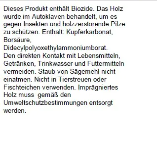 Baumpfahl 120 cm, Ø 8 cm, kesseldruckimprägniert