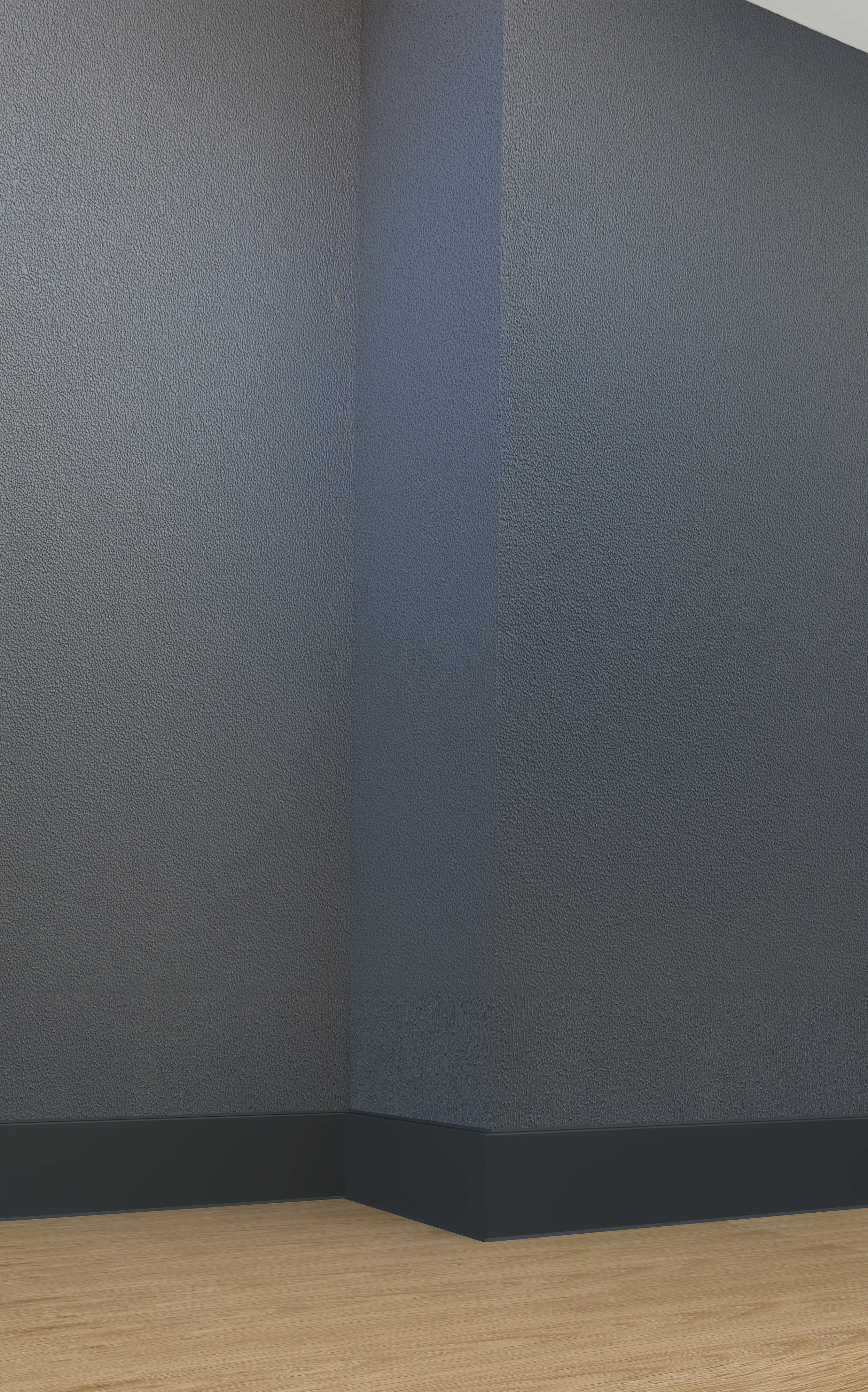 Neuhofer Fußleiste MDF 240 cm x 100 x 13 mm anthrazitgrau