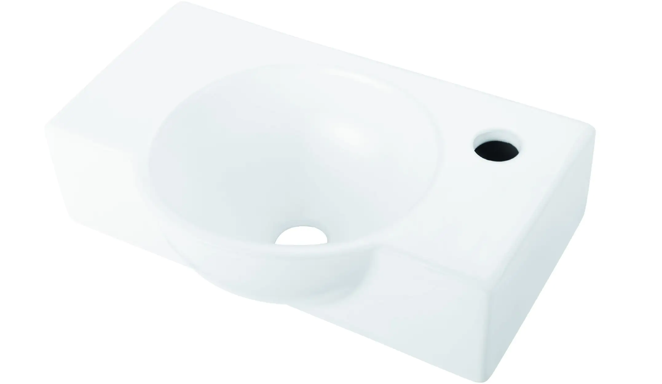 Primaster Gästewaschbecken 40 cm Diego weiß Keramik