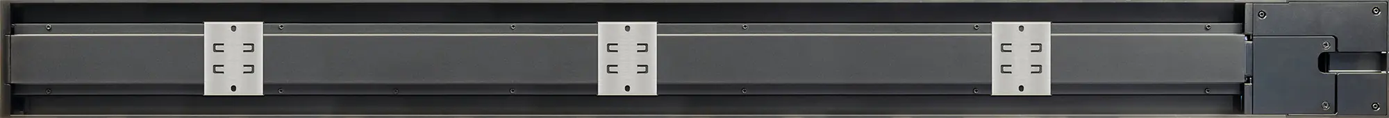 Schwaiger Modulare Stromleiste 100 cm max. 3680W schwarz