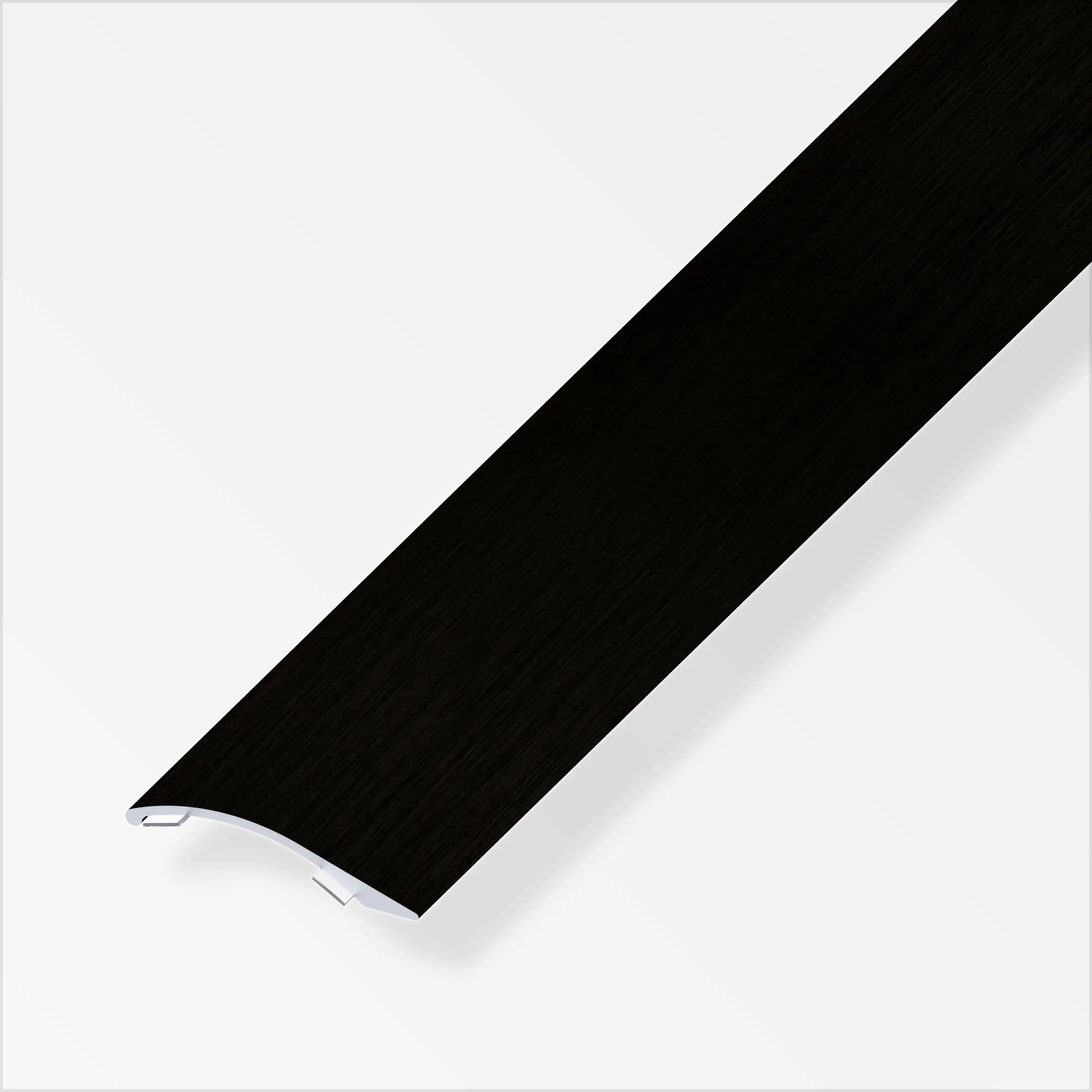 alfer Ausgleichsprofil 2 m, 38.5 x 7.5 mm Alu eloxiert gebürstet schwarz