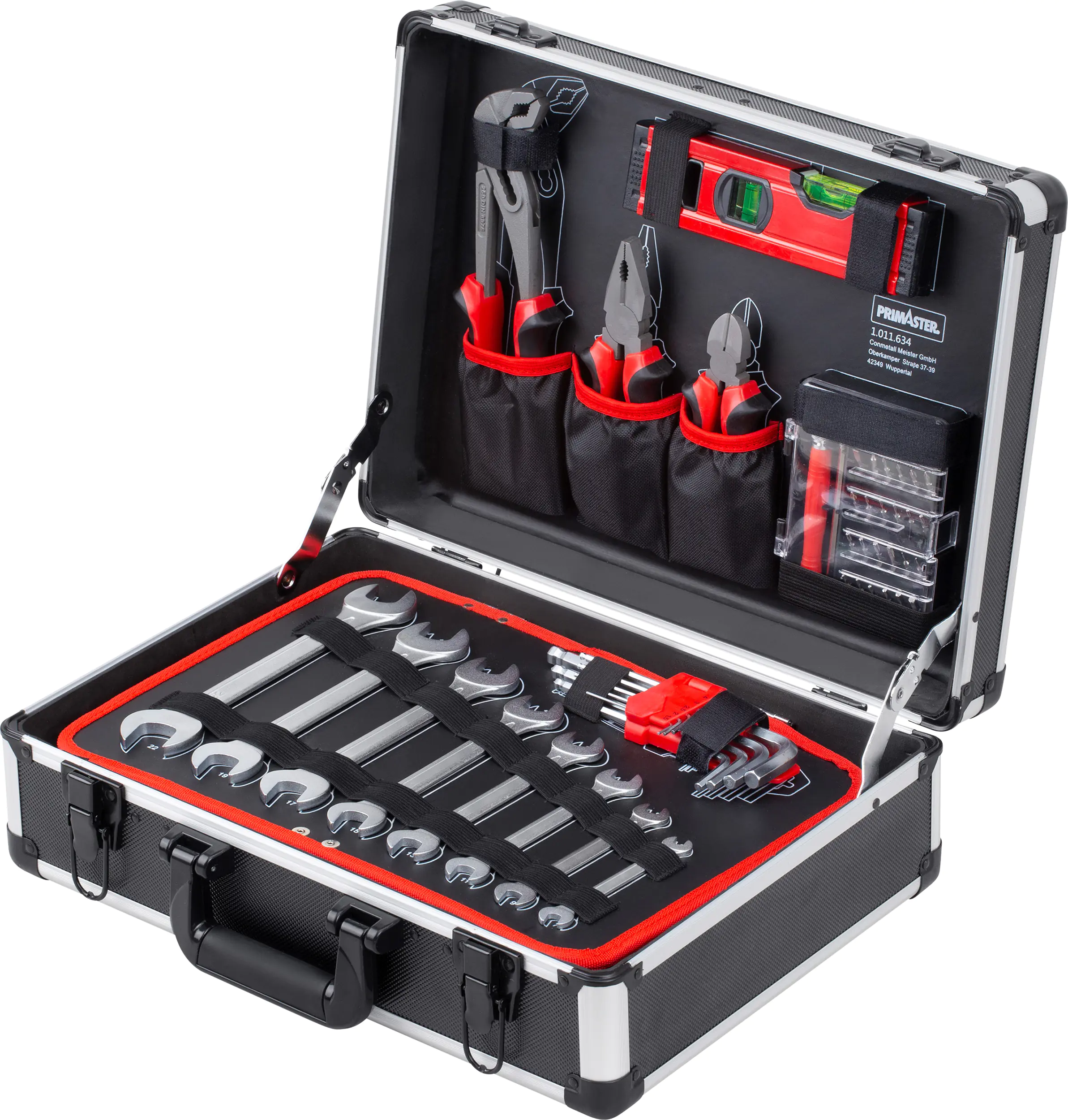 Primaster Werkzeugkoffer WK135 135-teilig 1/4" 3/8"